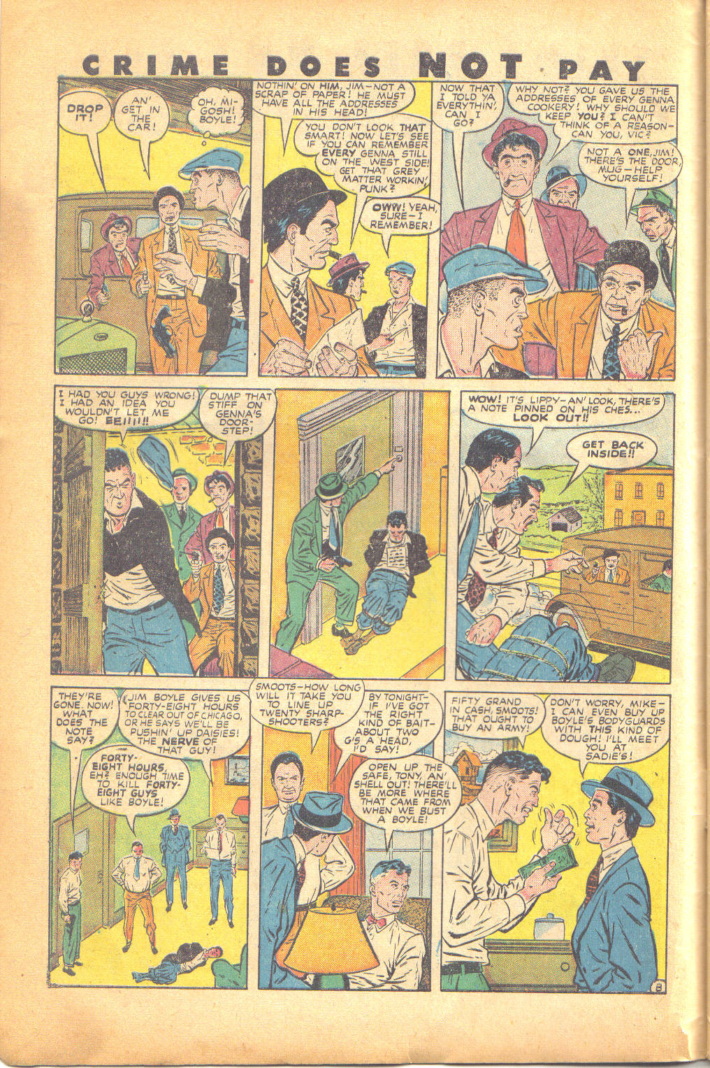 Crime Does Not Pay #66 (Lev Gleason), page 11. Public domain (US).