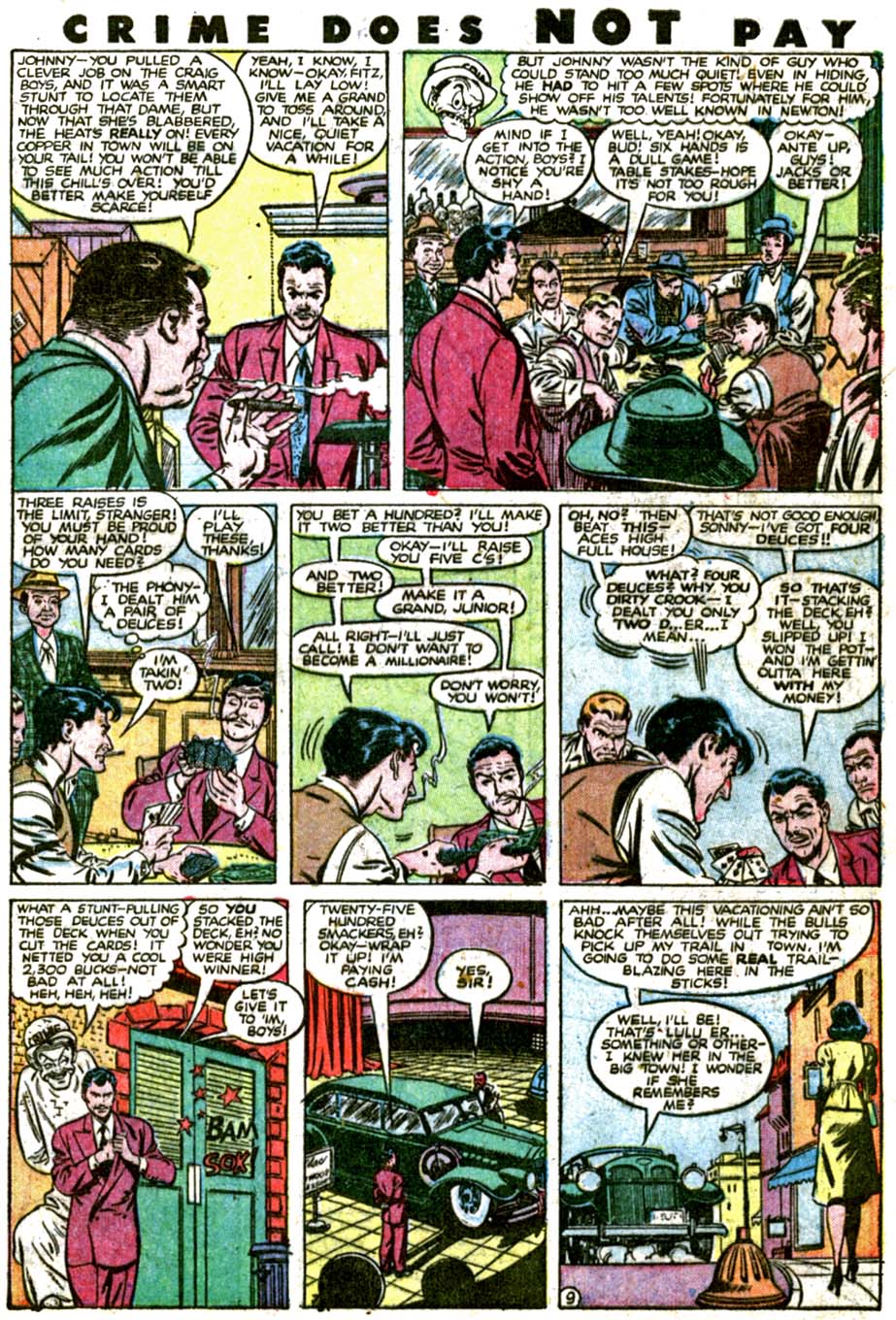 Crime Does Not Pay #69 (Lev Gleason), page 11. Public domain (US).