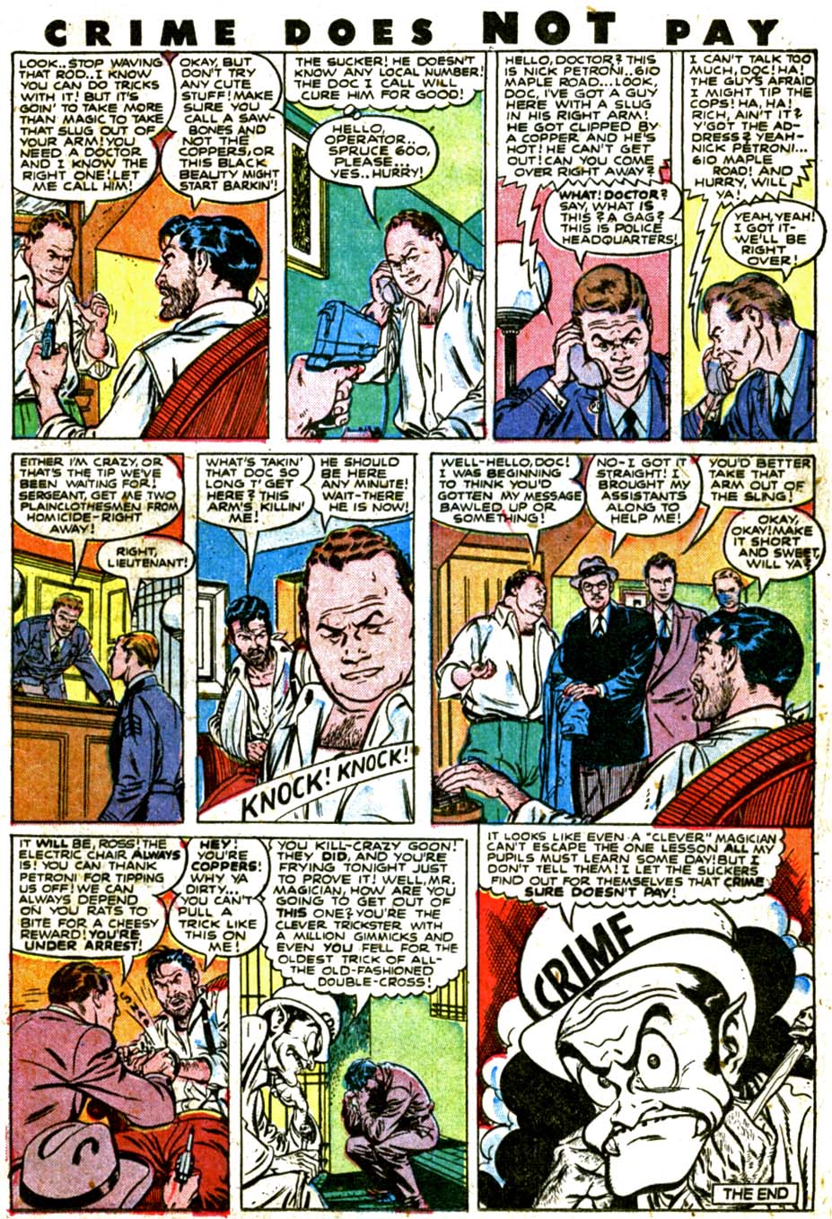 Crime Does Not Pay #69 (Lev Gleason), page 15. Public domain (US).