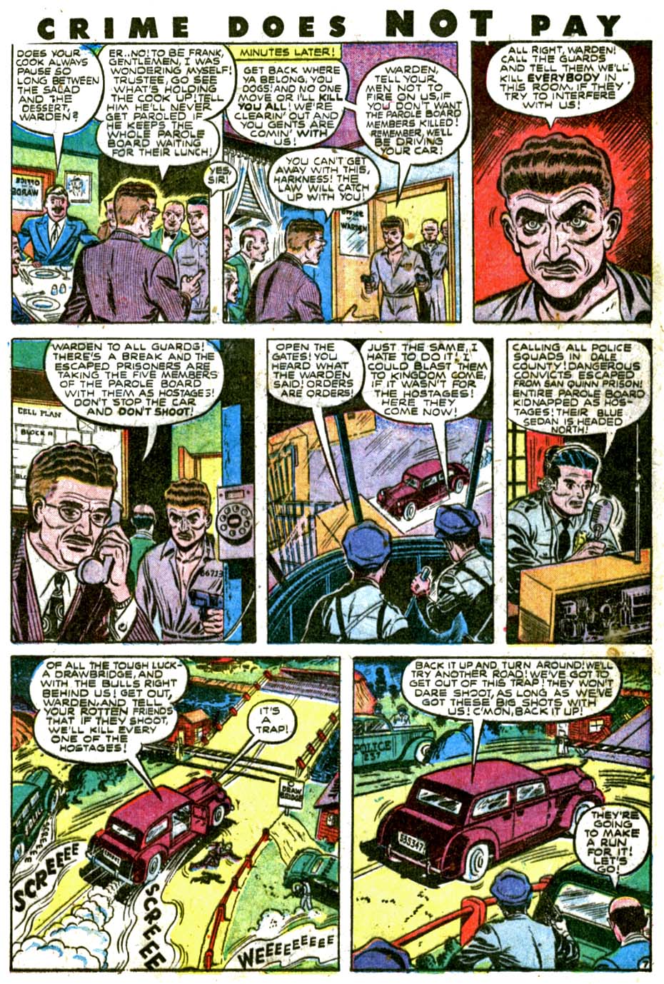 Crime Does Not Pay #69 (Lev Gleason), page 23. Public domain (US).