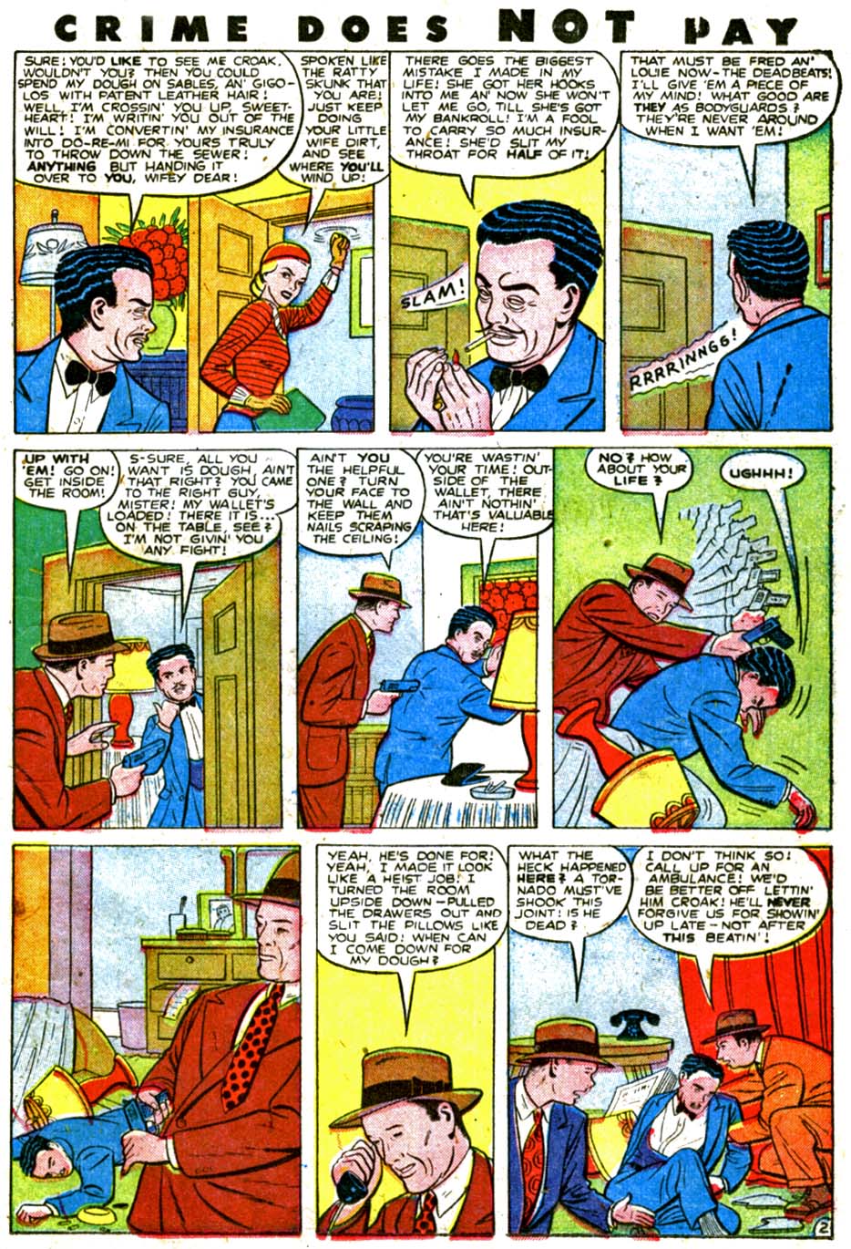 Crime Does Not Pay #69 (Lev Gleason), page 27. Public domain (US).