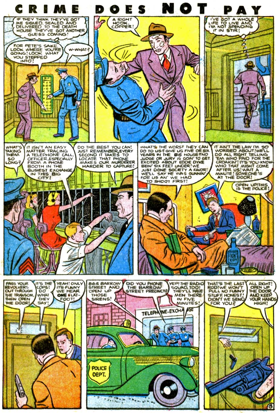 Crime Does Not Pay #69 (Lev Gleason), page 33. Public domain (US).