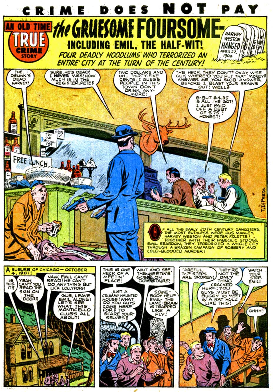 Crime Does Not Pay #69 (Lev Gleason), page 41. Public domain (US).