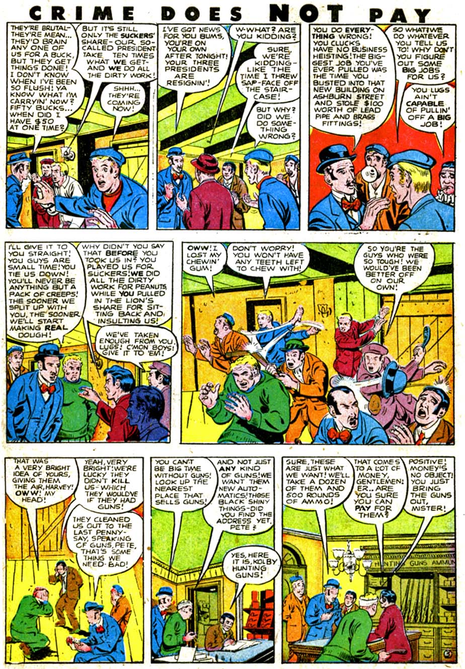 Crime Does Not Pay #69 (Lev Gleason), page 43. Public domain (US).