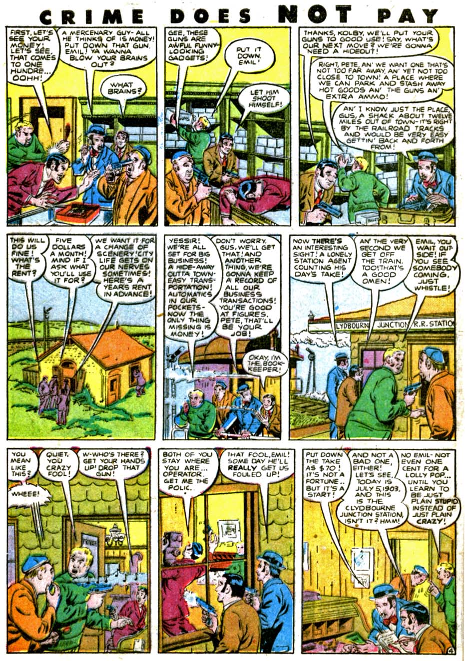 Crime Does Not Pay #69 (Lev Gleason), page 44. Public domain (US).
