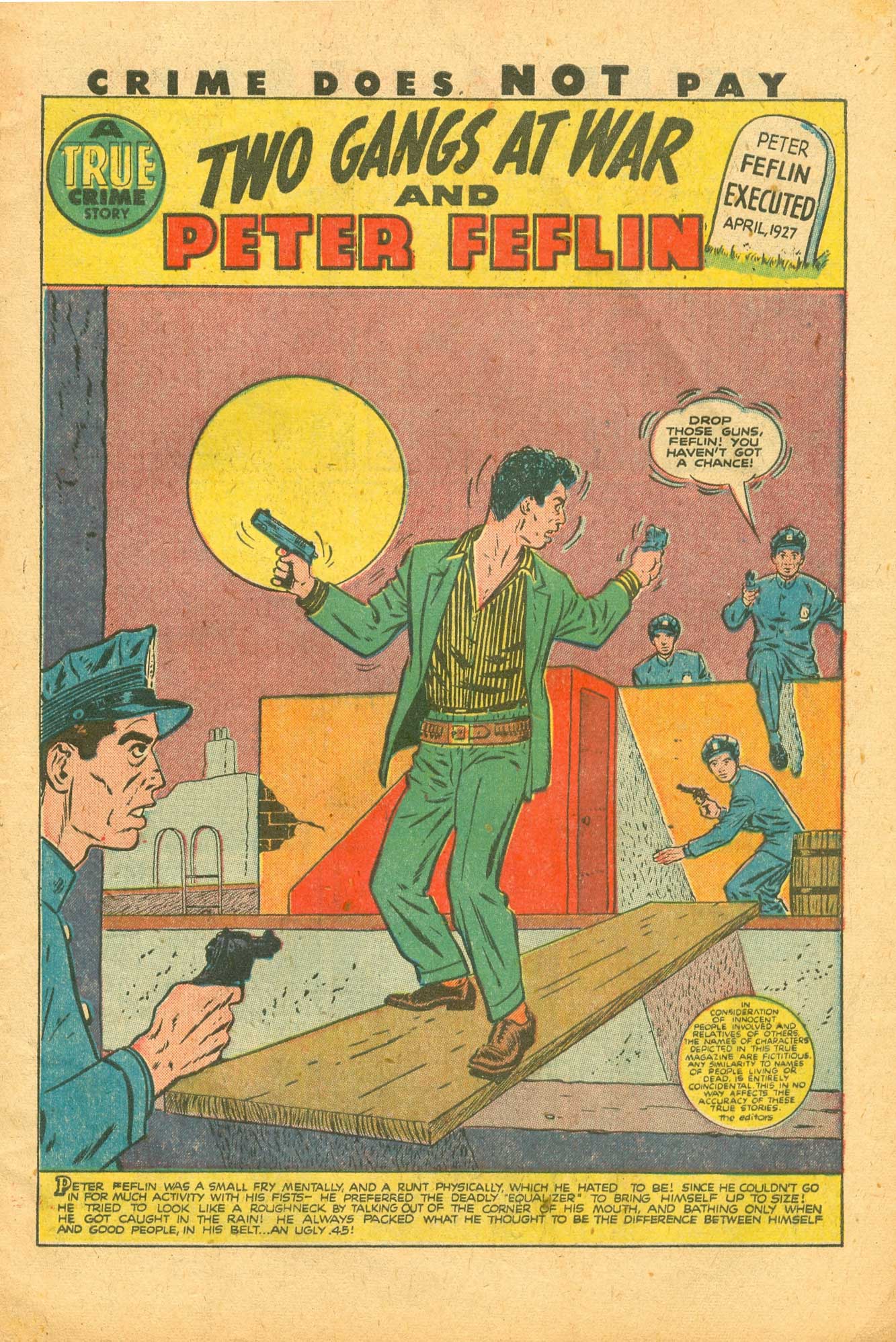 Crime Does Not Pay #73 (Lev Gleason), page 3. Public domain (US).
