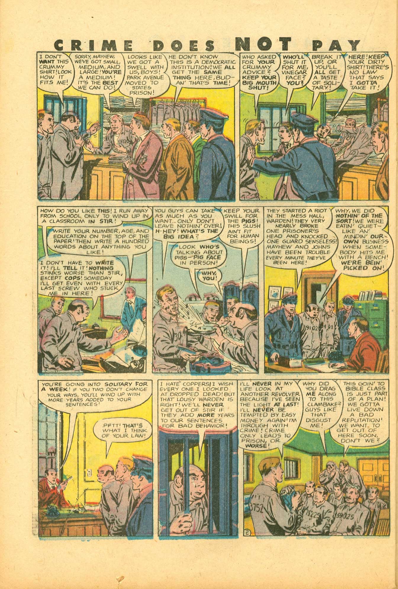 Crime Does Not Pay #73 (Lev Gleason), page 33. Public domain (US).