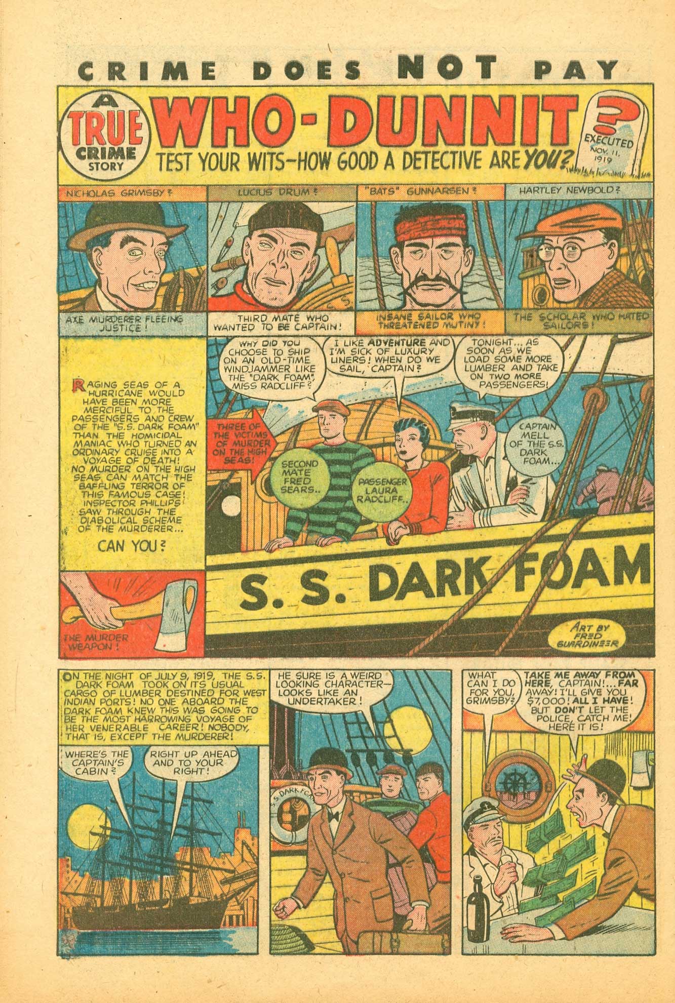 Crime Does Not Pay #73 (Lev Gleason), page 43. Public domain (US).