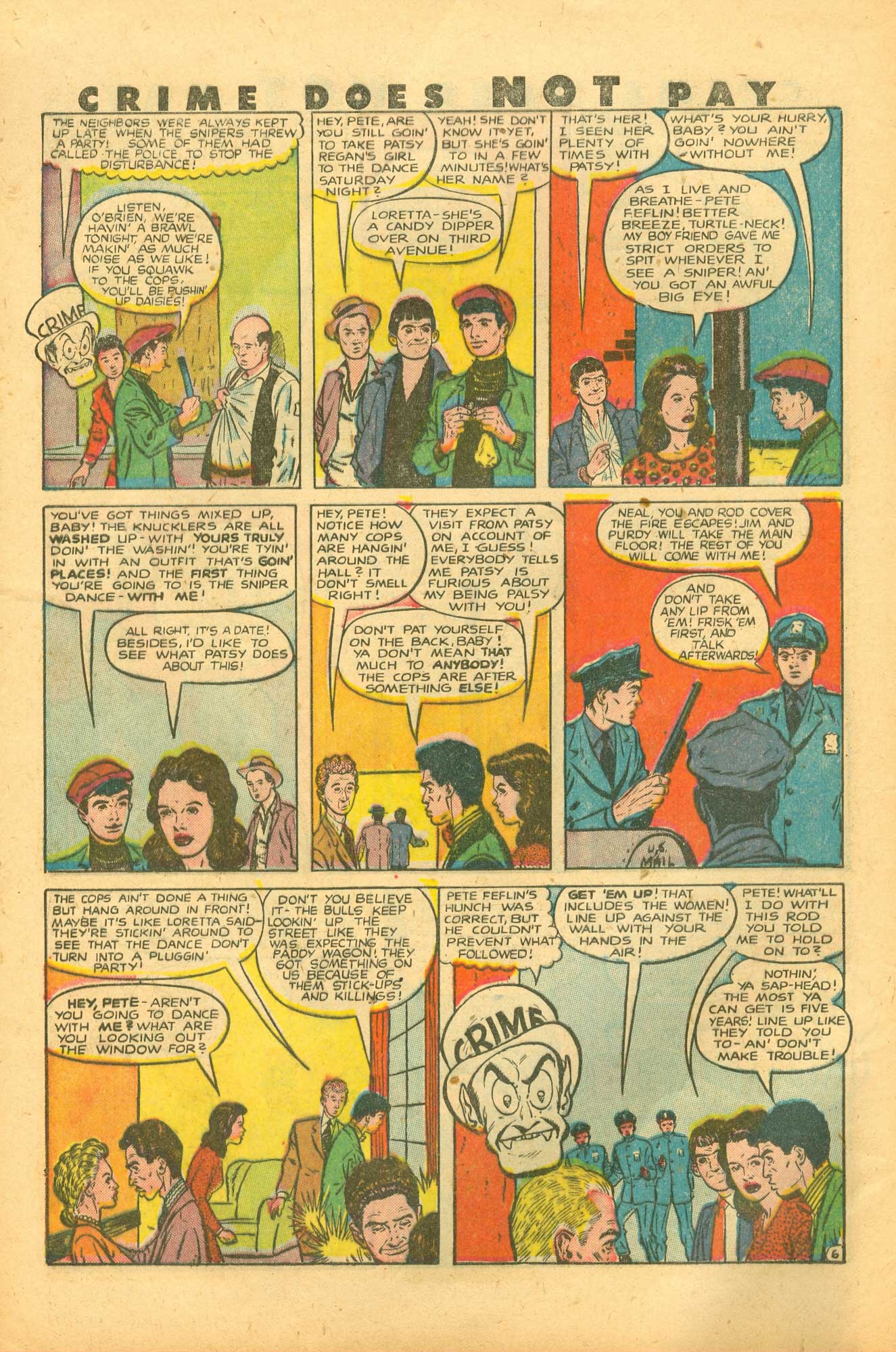 Crime Does Not Pay #73 (Lev Gleason), page 8. Public domain (US).