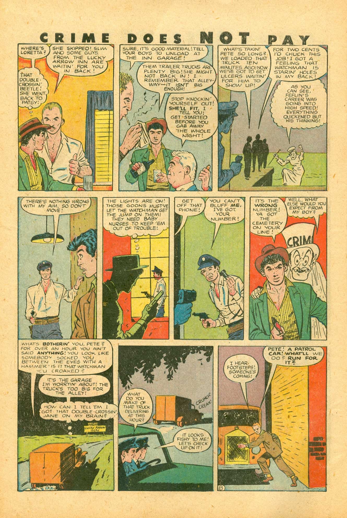Crime Does Not Pay #73 (Lev Gleason), page 10. Public domain (US).