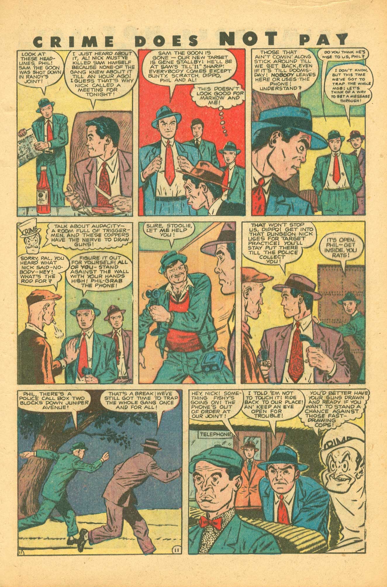 Crime Does Not Pay #74 (Lev Gleason), page 13. Public domain (US).