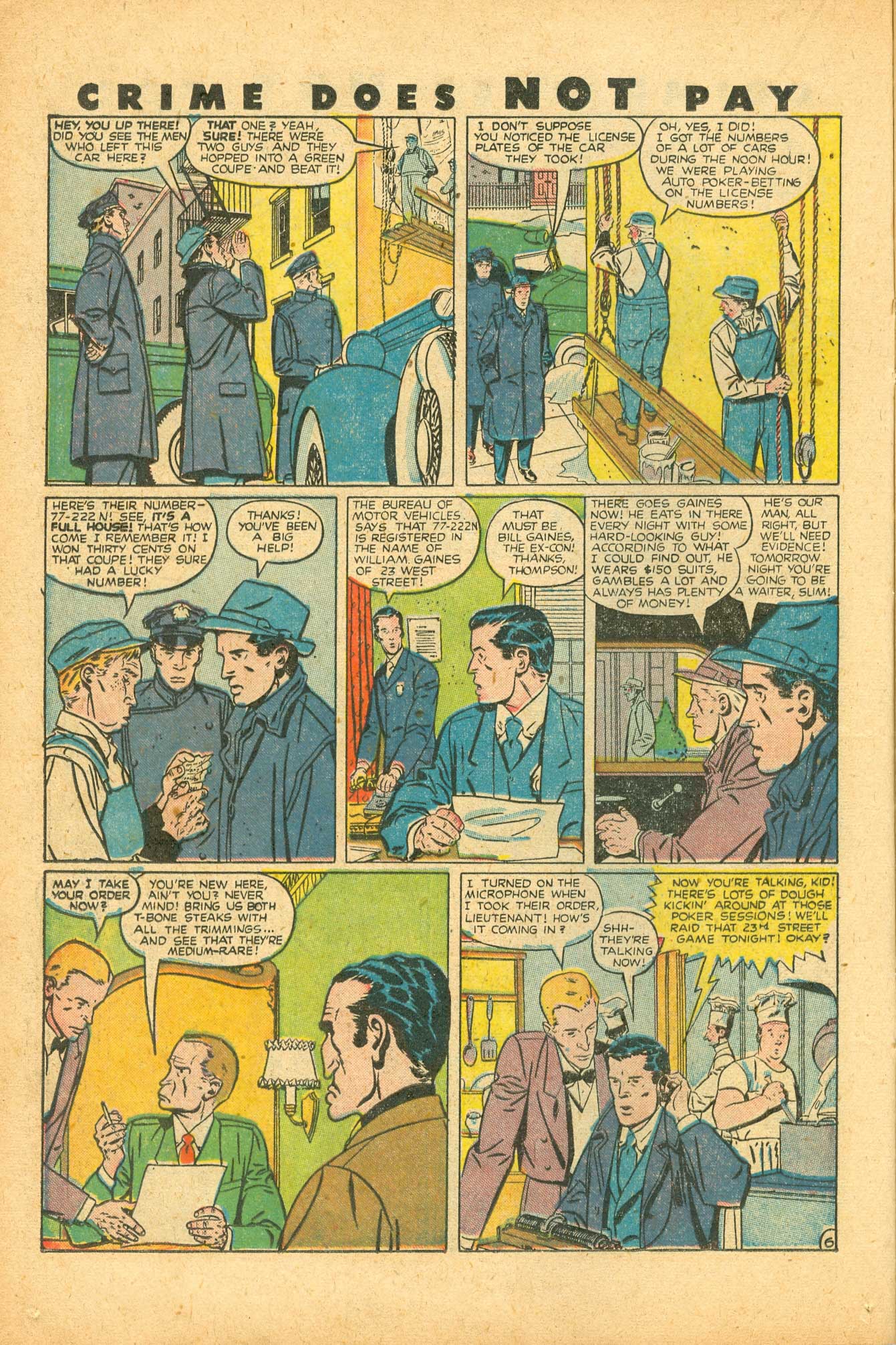 Crime Does Not Pay #74 (Lev Gleason), page 22. Public domain (US).