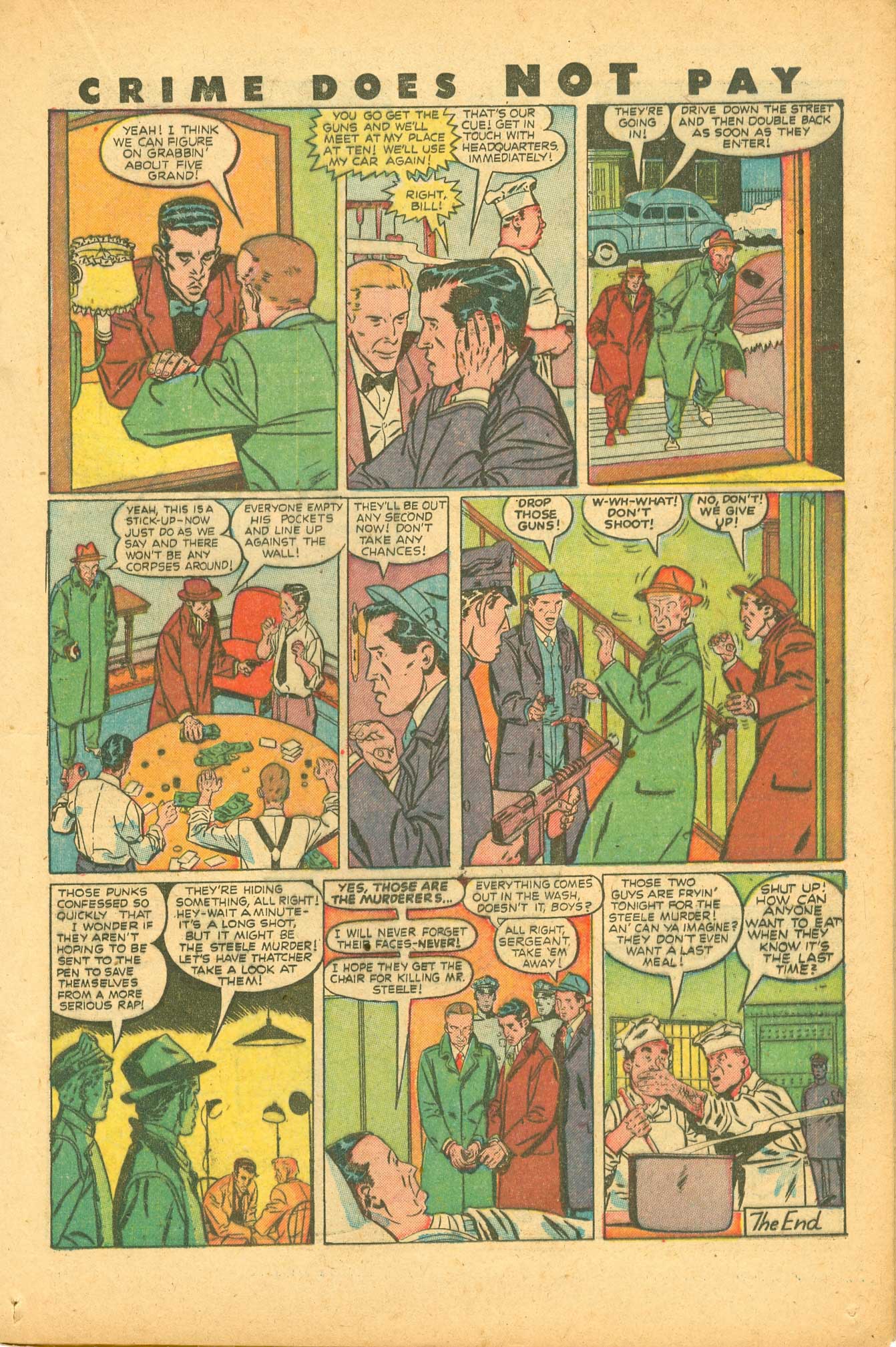 Crime Does Not Pay #74 (Lev Gleason), page 23. Public domain (US).