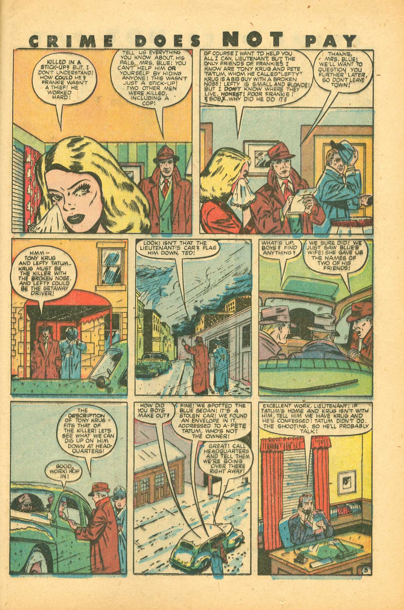 Crime Does Not Pay #74 (Lev Gleason), page 34. Public domain (US).