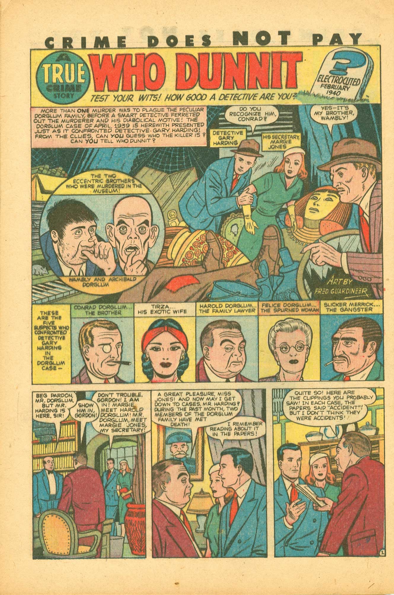 Crime Does Not Pay #74 (Lev Gleason), page 41. Public domain (US).