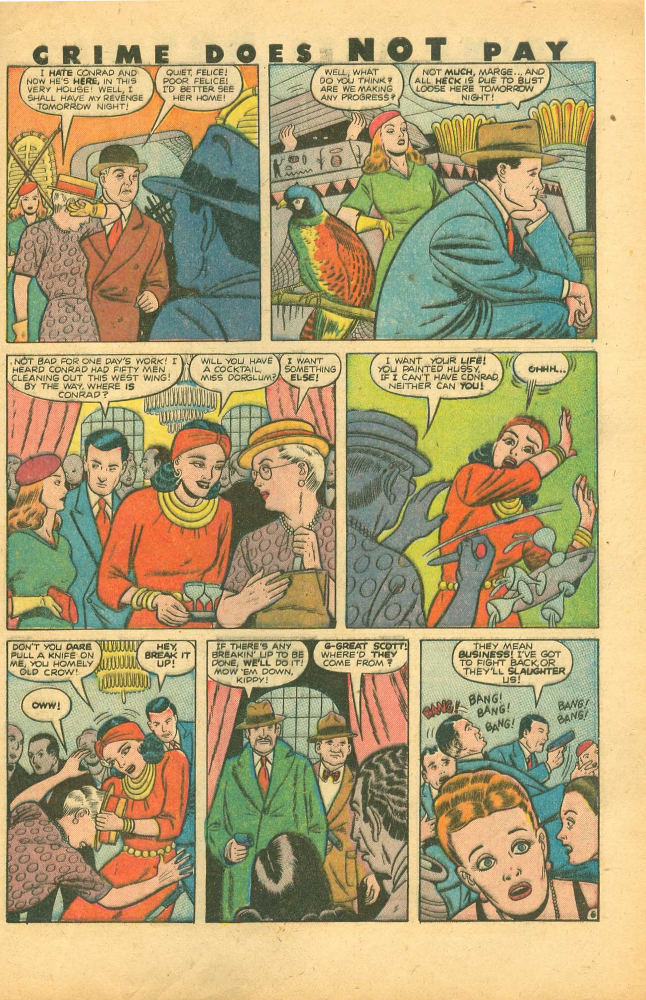 Crime Does Not Pay #74 (Lev Gleason), page 46. Public domain (US).