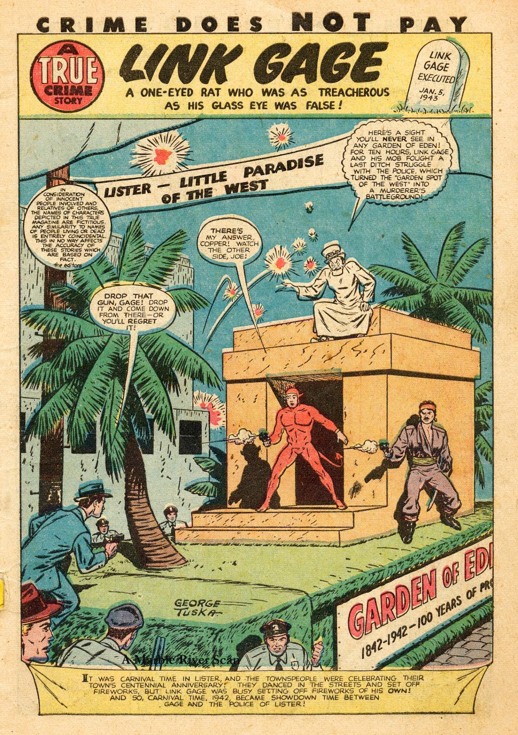 Crime Does Not Pay #78 (Lev Gleason), page 3. Public domain (US).