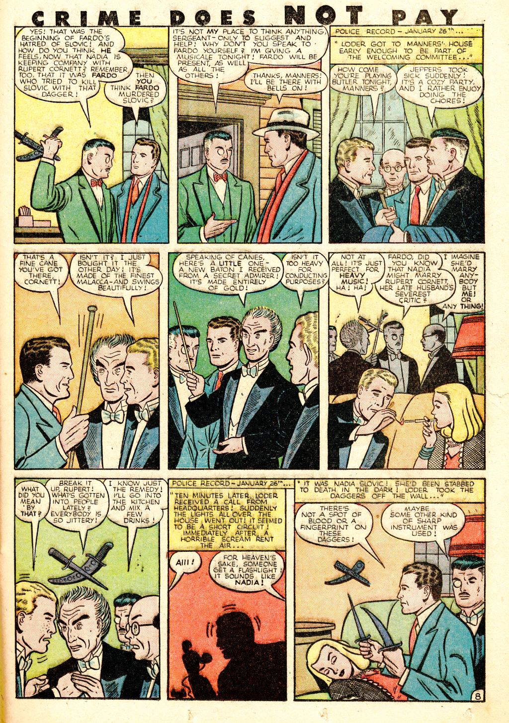 Crime Does Not Pay #78 (Lev Gleason), page 33. Public domain (US).