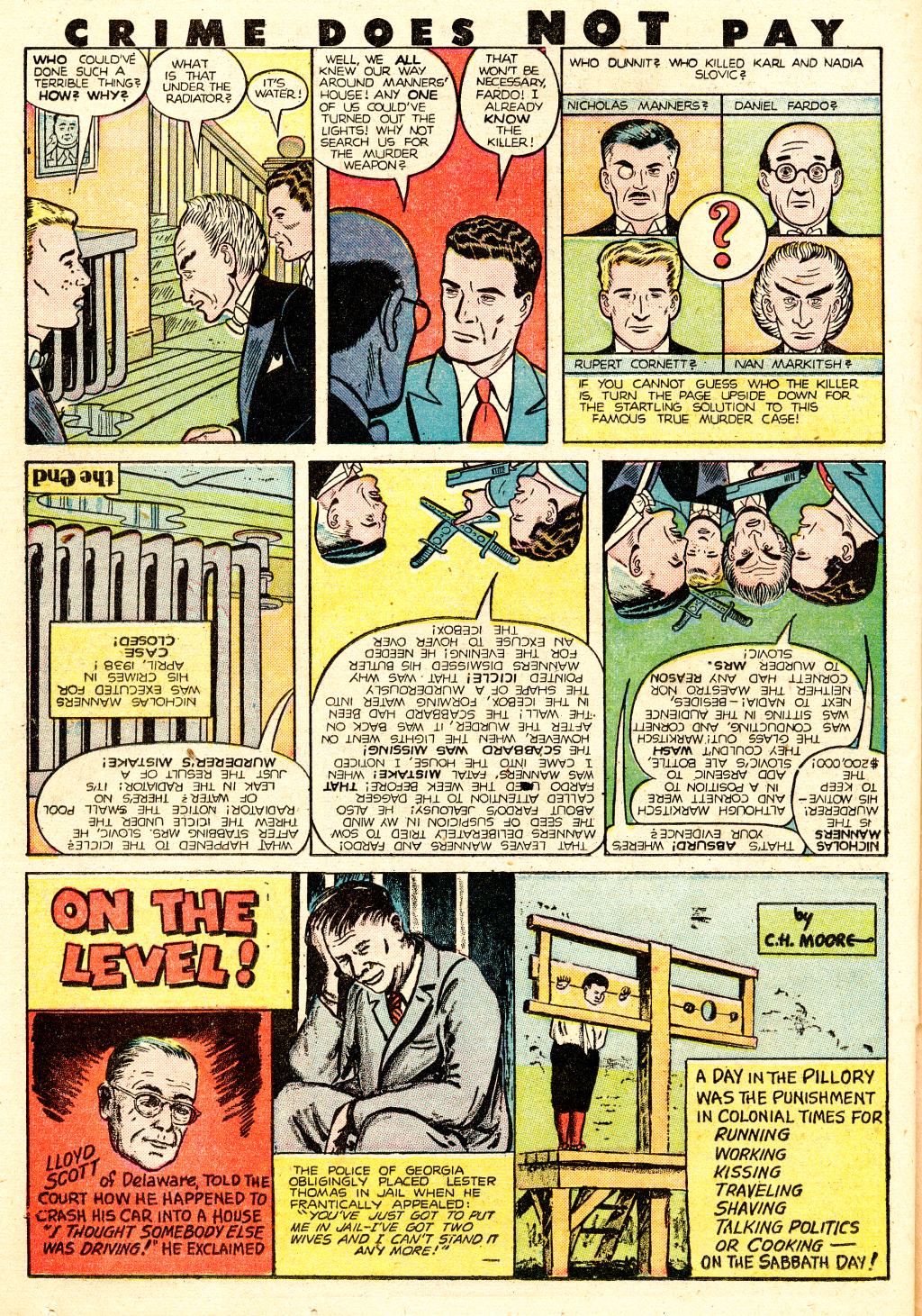 Crime Does Not Pay #78 (Lev Gleason), page 34. Public domain (US).