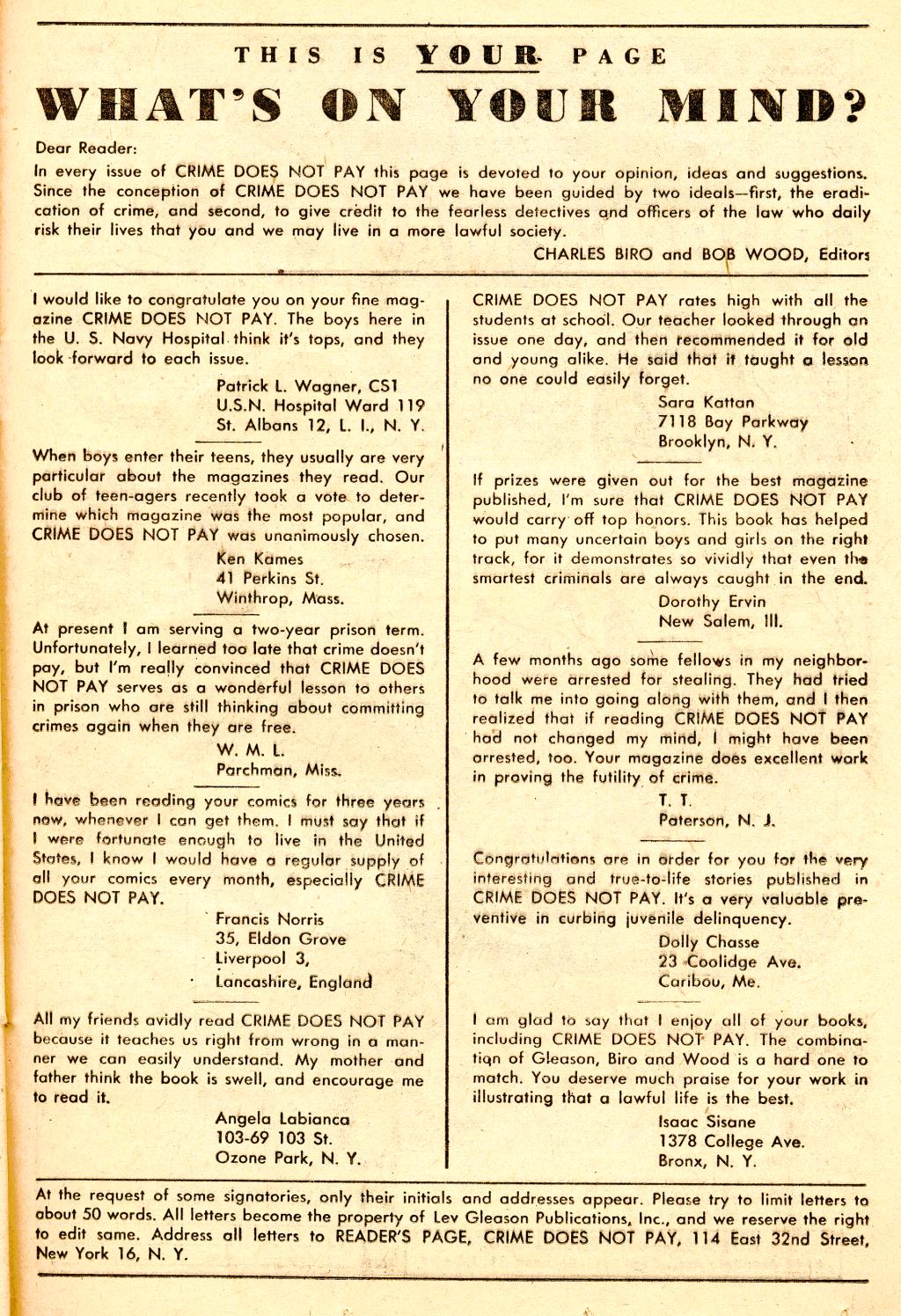 Crime Does Not Pay #78 (Lev Gleason), page 35. Public domain (US).