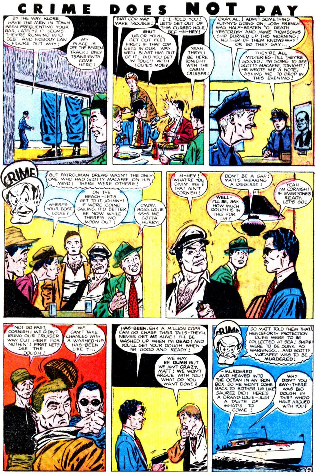 Crime Does Not Pay #81 (Lev Gleason), page 11. Public domain (US).