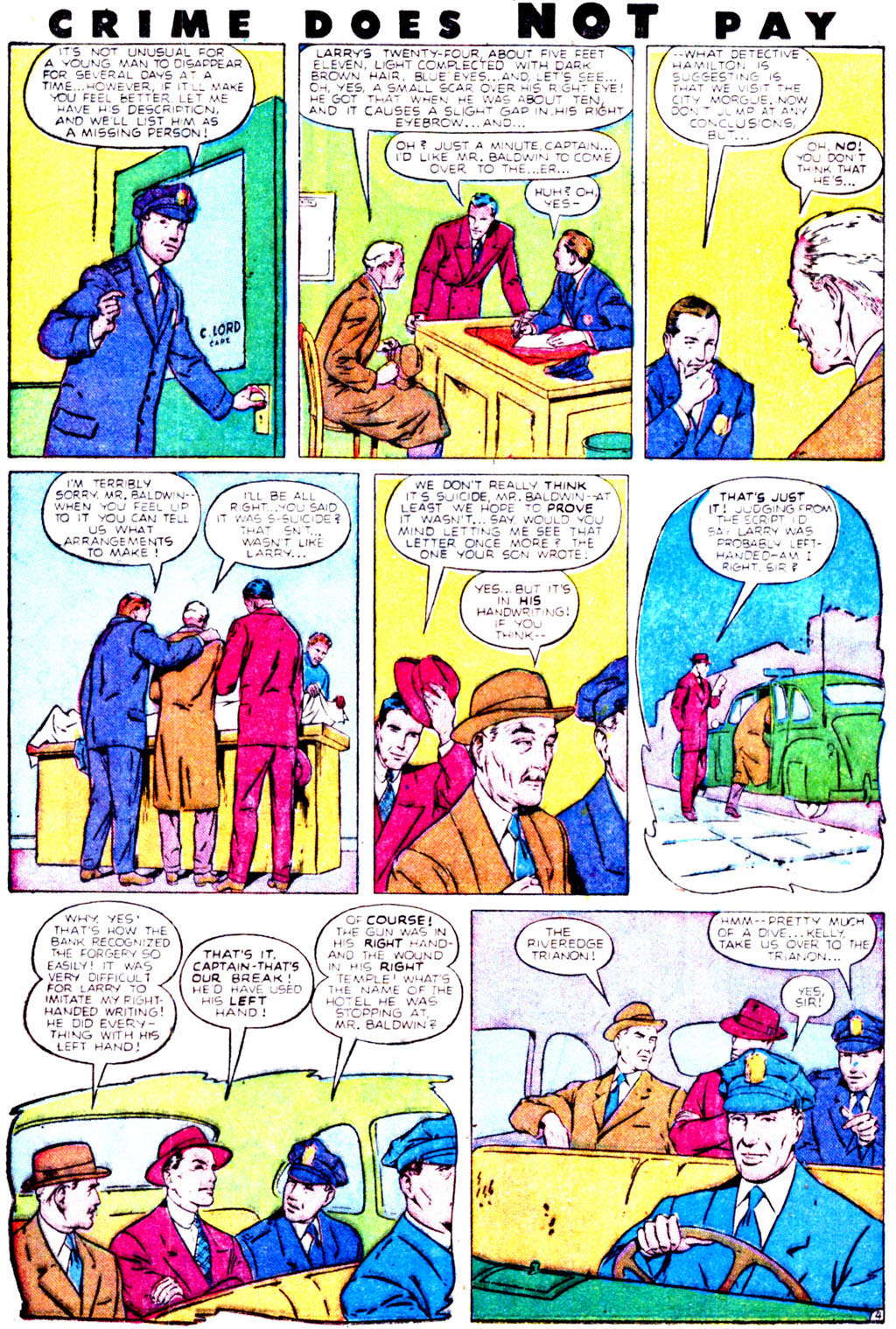 Crime Does Not Pay #81 (Lev Gleason), page 20. Public domain (US).