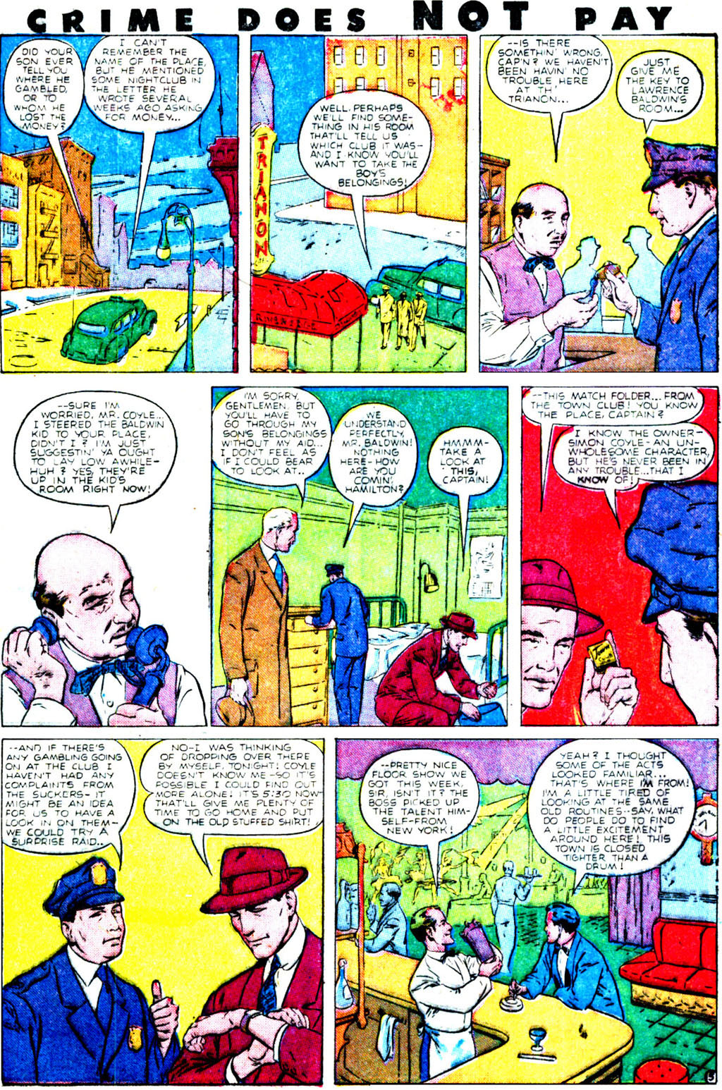 Crime Does Not Pay #81 (Lev Gleason), page 21. Public domain (US).