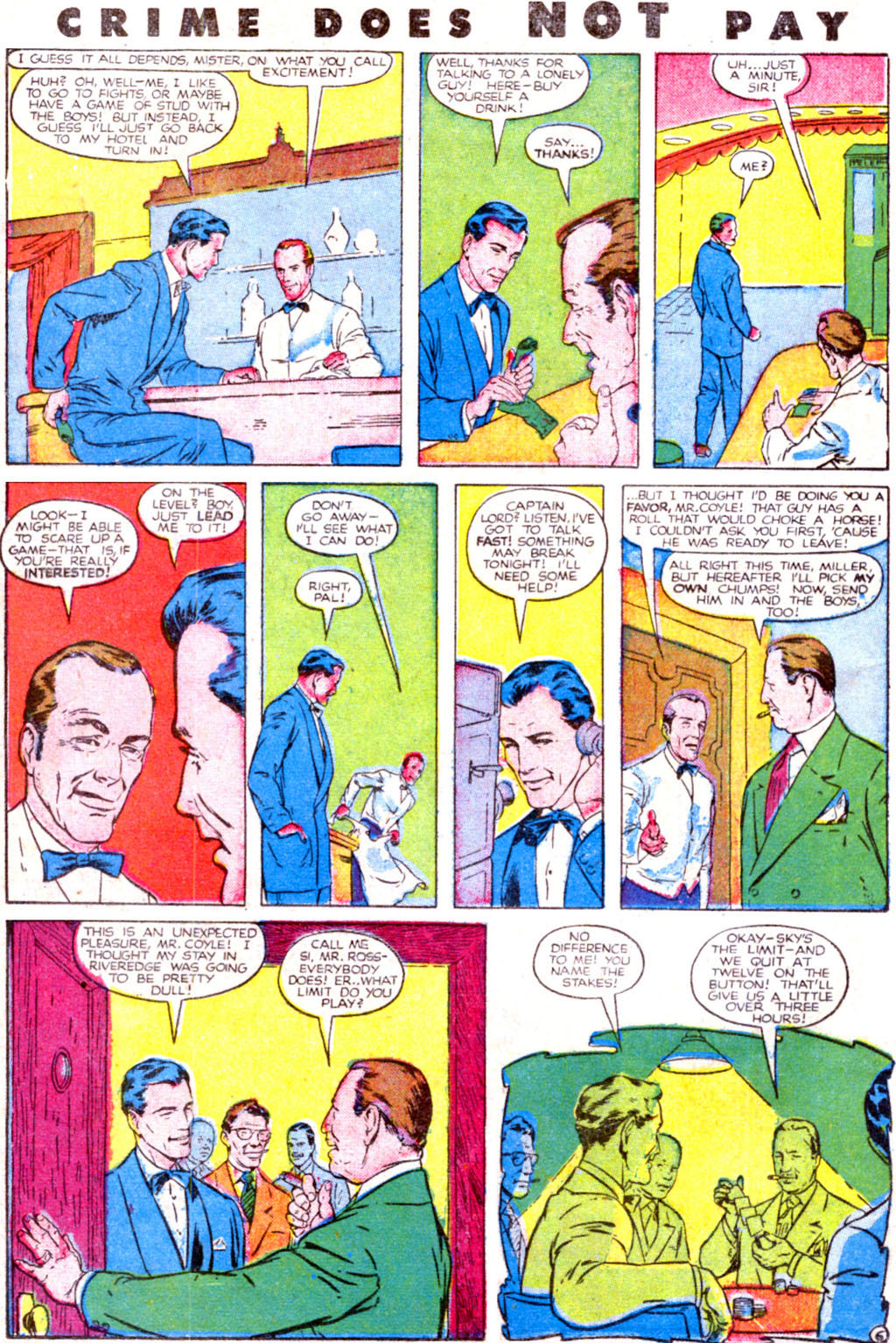 Crime Does Not Pay #81 (Lev Gleason), page 22. Public domain (US).