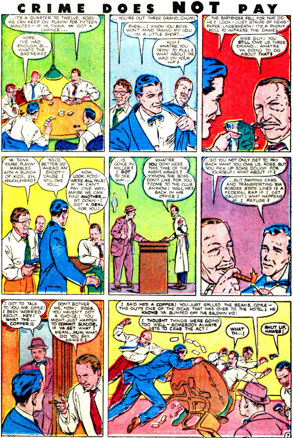Crime Does Not Pay #81 (Lev Gleason), page 23. Public domain (US).