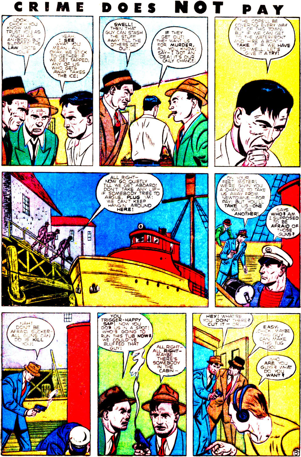 Crime Does Not Pay #81 (Lev Gleason), page 33. Public domain (US).
