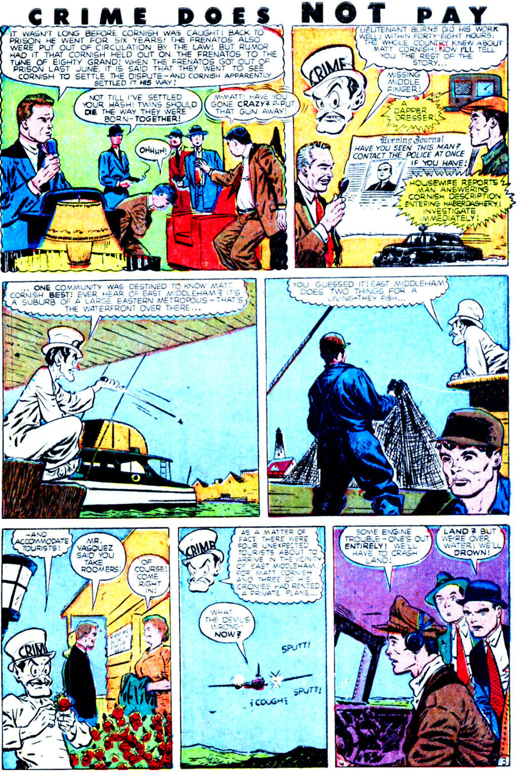 Crime Does Not Pay #81 (Lev Gleason), page 5. Public domain (US).