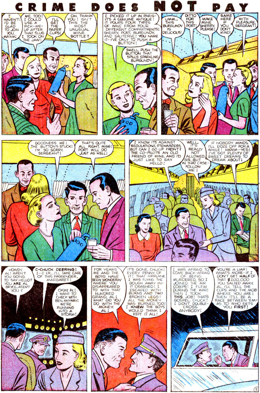 Crime Does Not Pay #81 (Lev Gleason), page 43. Public domain (US).