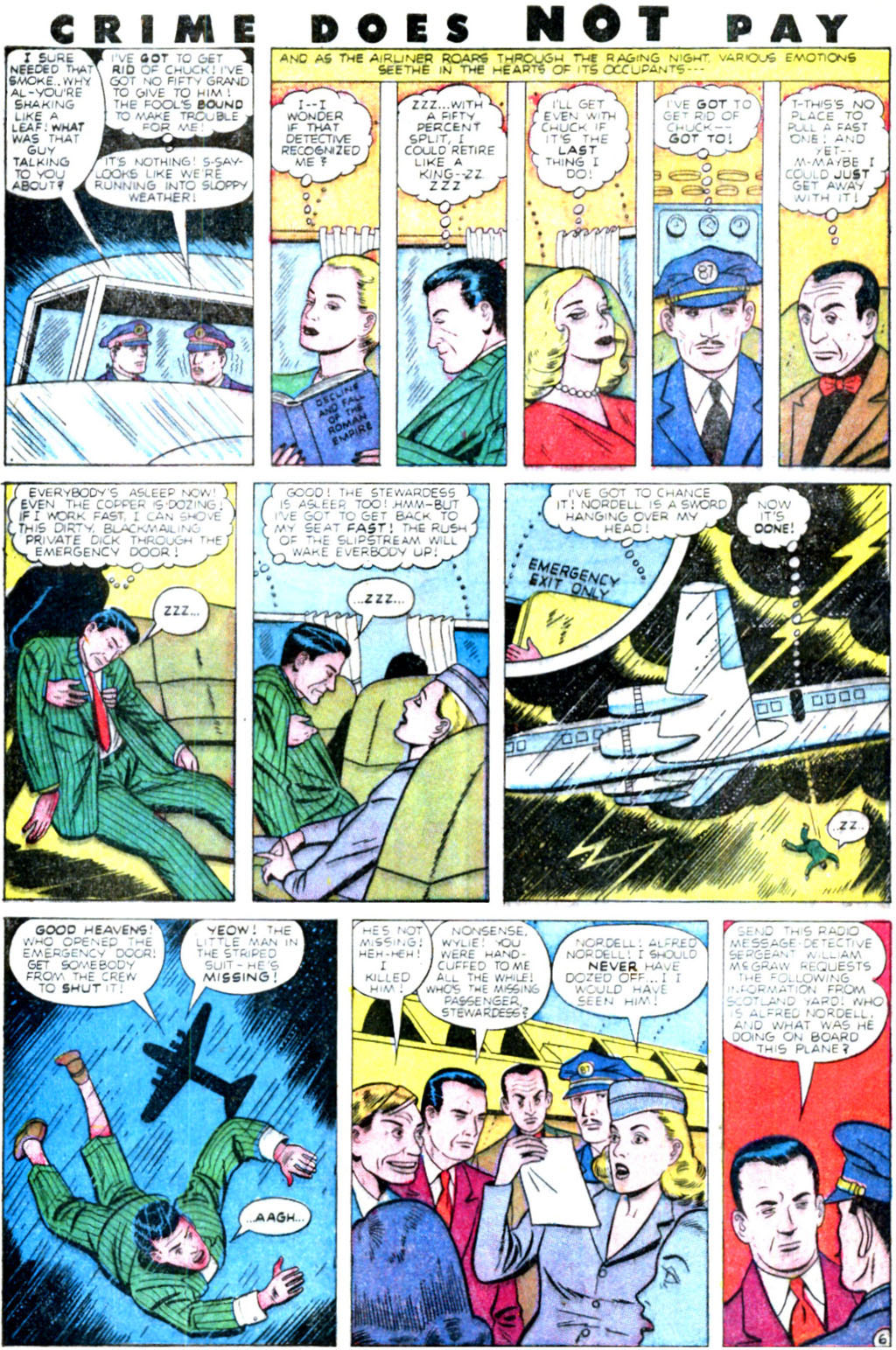 Crime Does Not Pay #81 (Lev Gleason), page 44. Public domain (US).