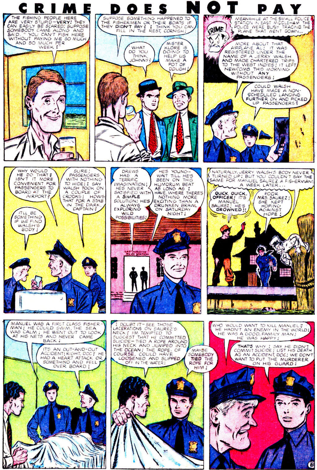 Crime Does Not Pay #81 (Lev Gleason), page 8. Public domain (US).