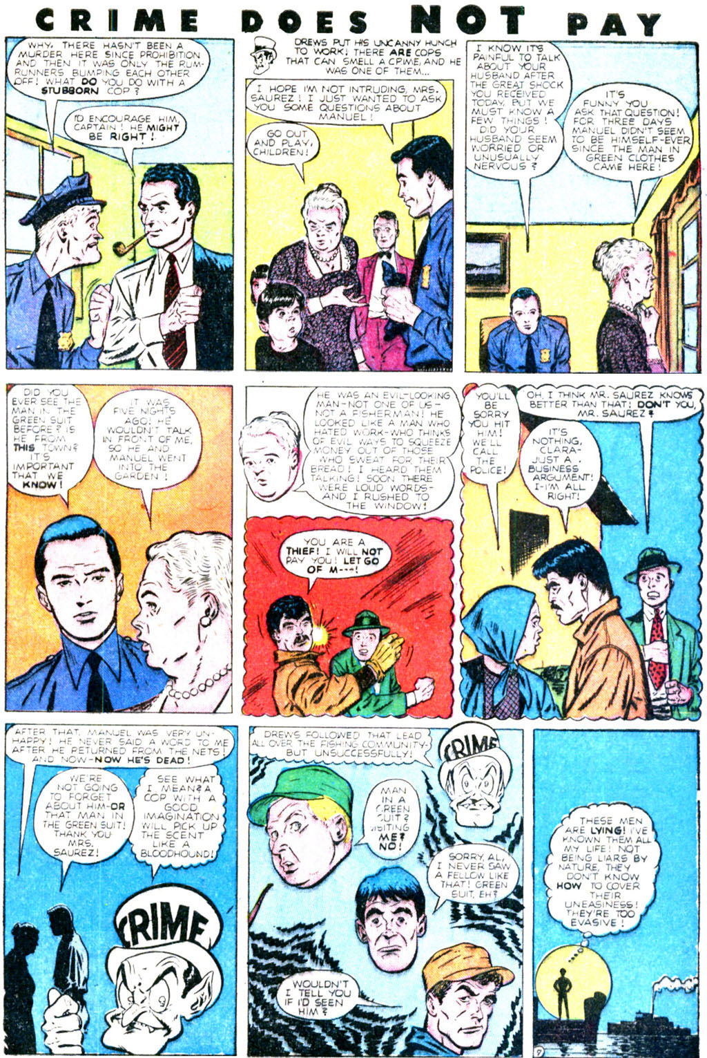 Crime Does Not Pay #81 (Lev Gleason), page 9. Public domain (US).