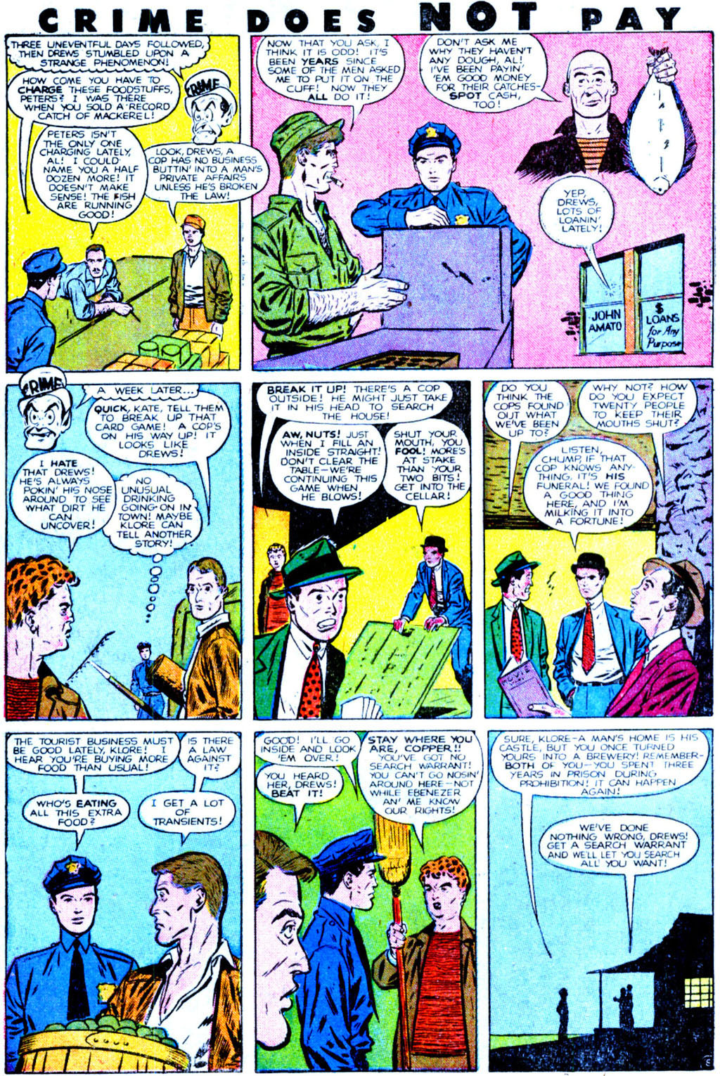 Crime Does Not Pay #81 (Lev Gleason), page 10. Public domain (US).