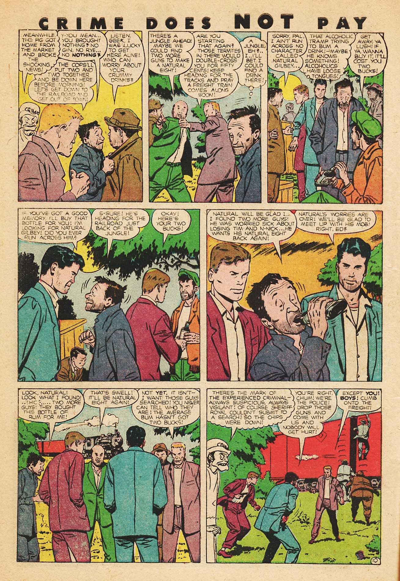Crime Does Not Pay #82 (Lev Gleason), page 12. Public domain (US).