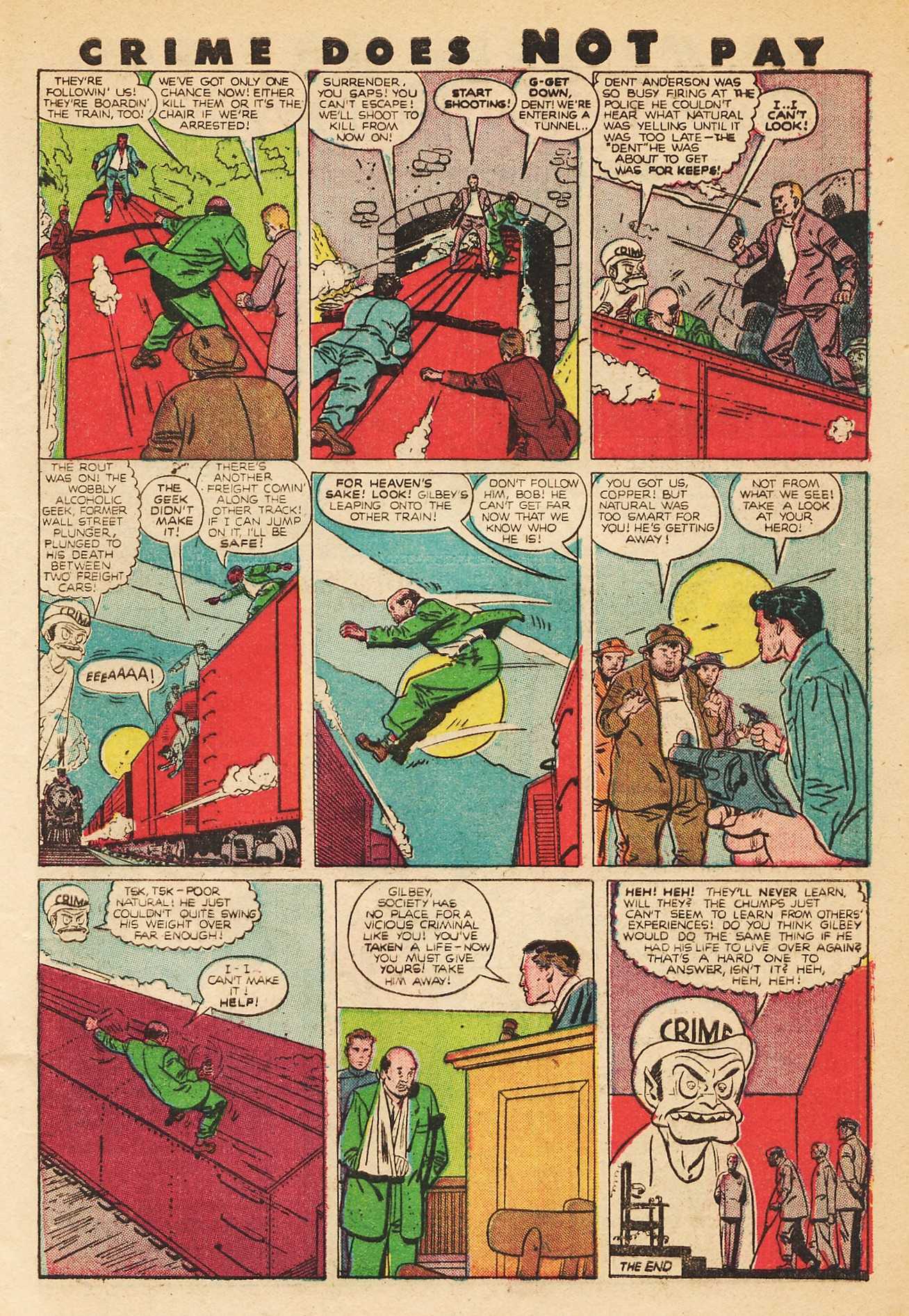 Crime Does Not Pay #82 (Lev Gleason), page 13. Public domain (US).