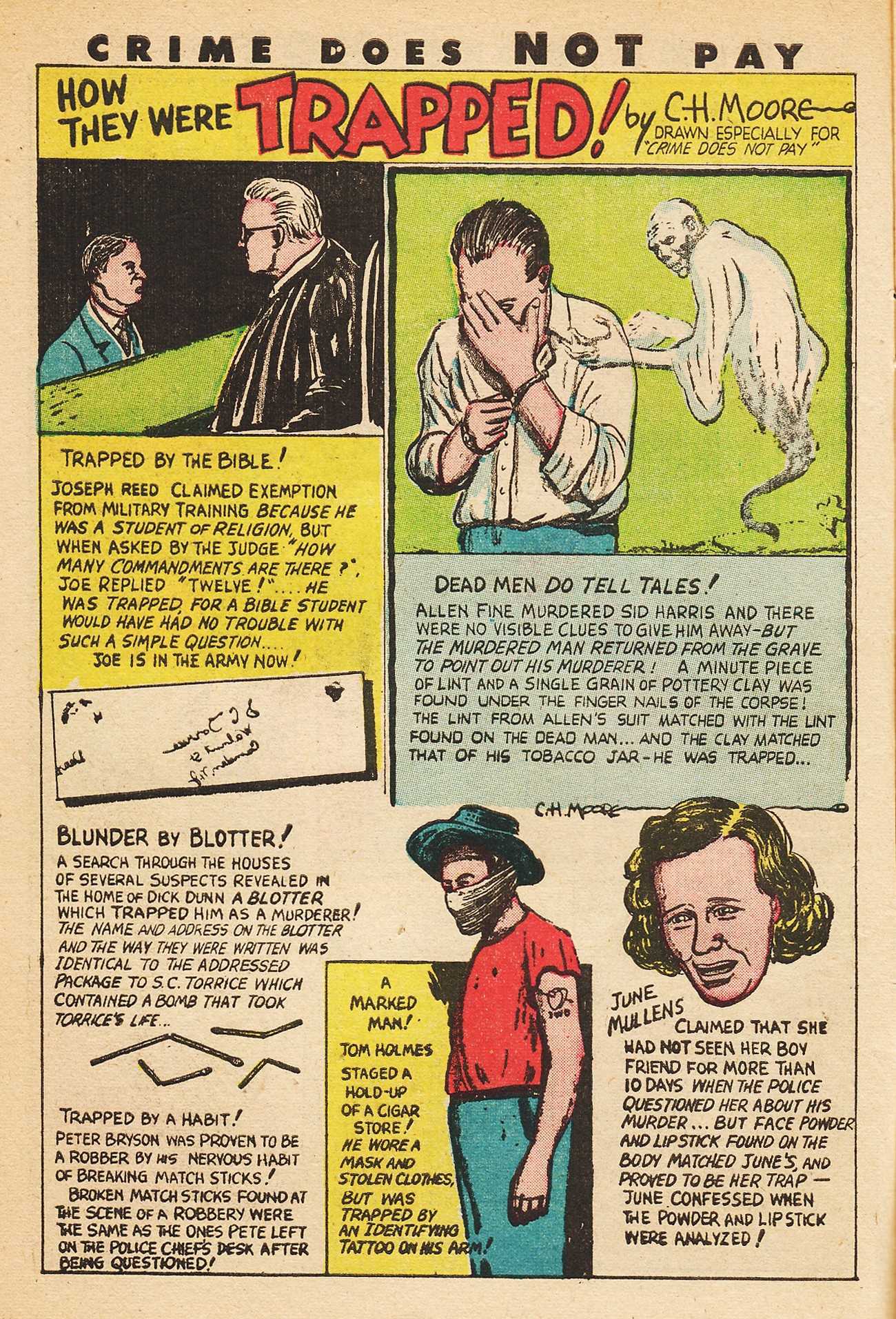 Crime Does Not Pay #82 (Lev Gleason), page 14. Public domain (US).
