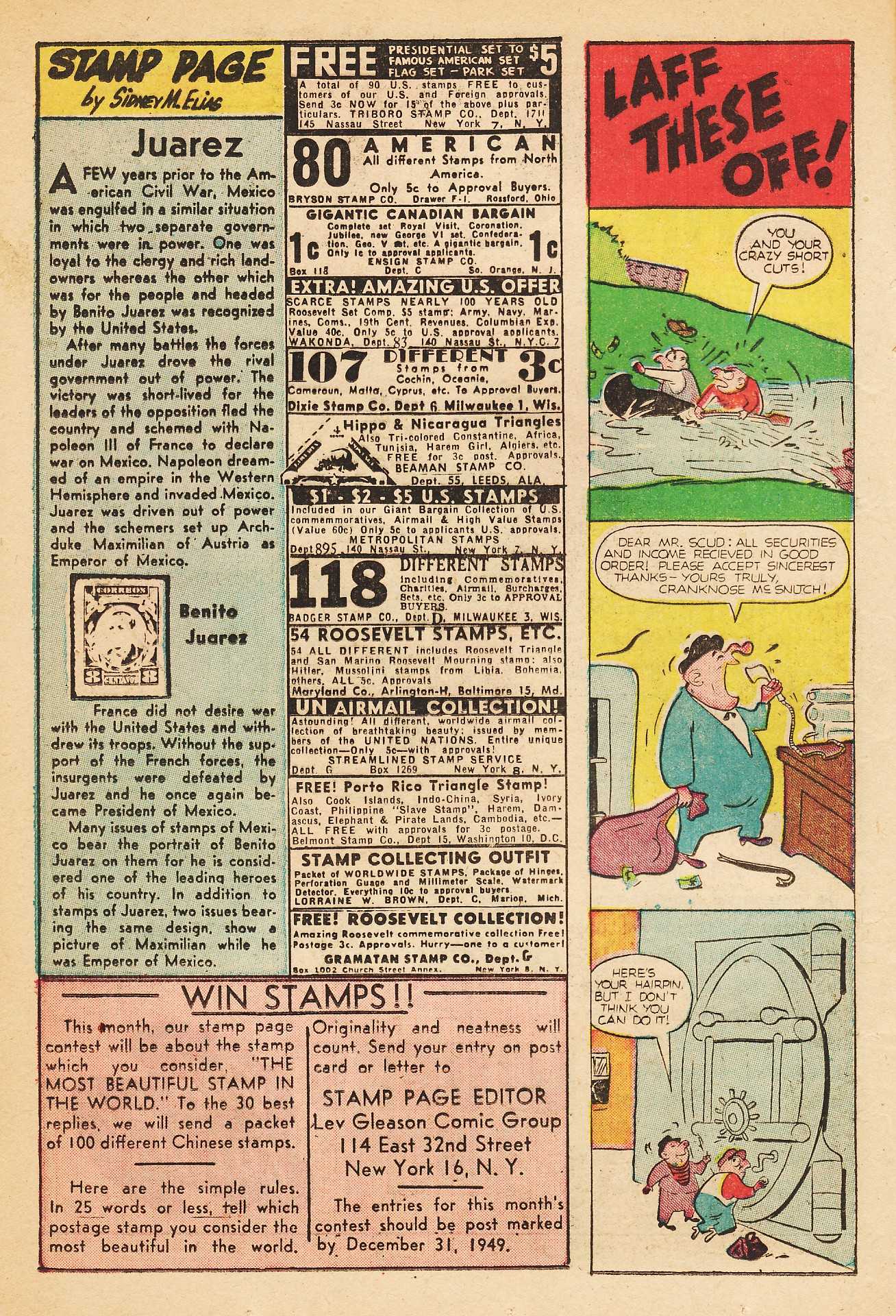 Crime Does Not Pay #82 (Lev Gleason), page 16. Public domain (US).