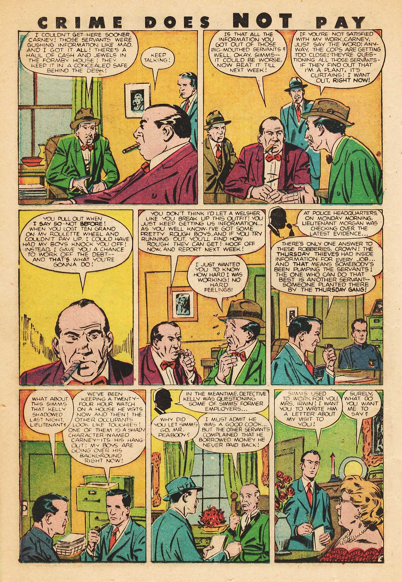 Crime Does Not Pay #82 (Lev Gleason), page 20. Public domain (US).