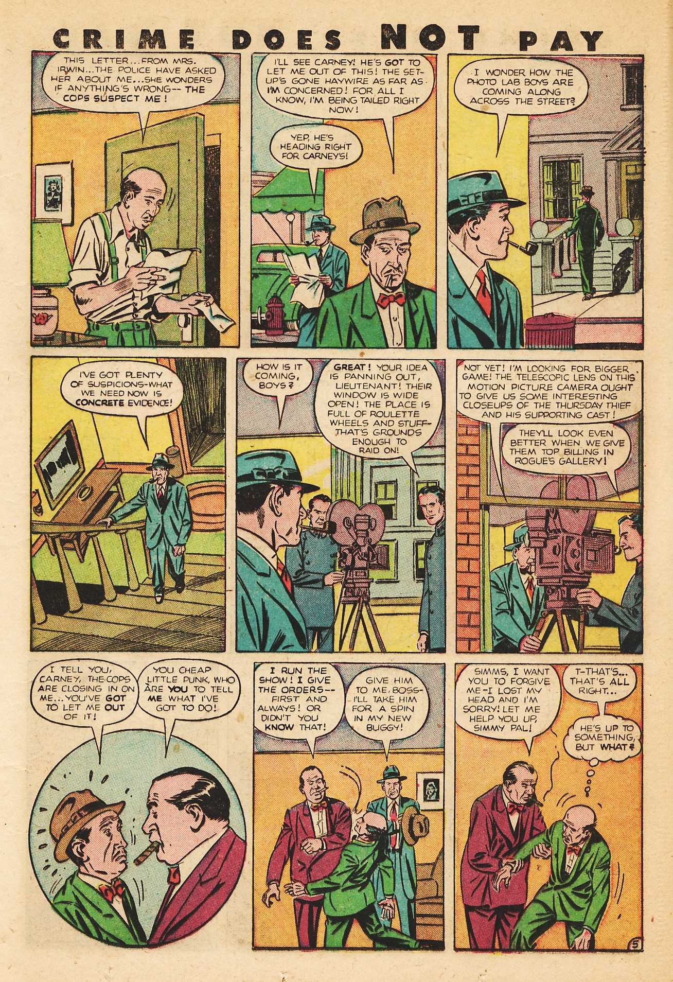 Crime Does Not Pay #82 (Lev Gleason), page 21. Public domain (US).