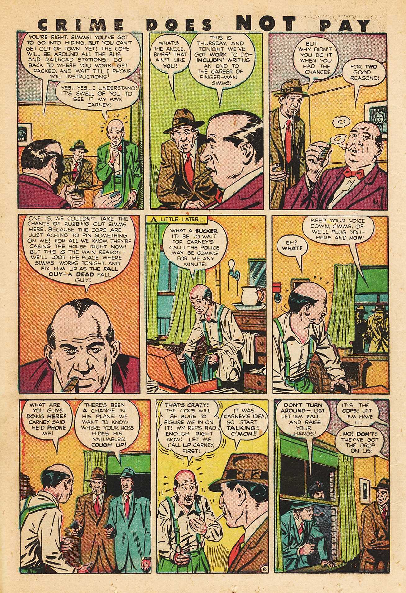 Crime Does Not Pay #82 (Lev Gleason), page 22. Public domain (US).