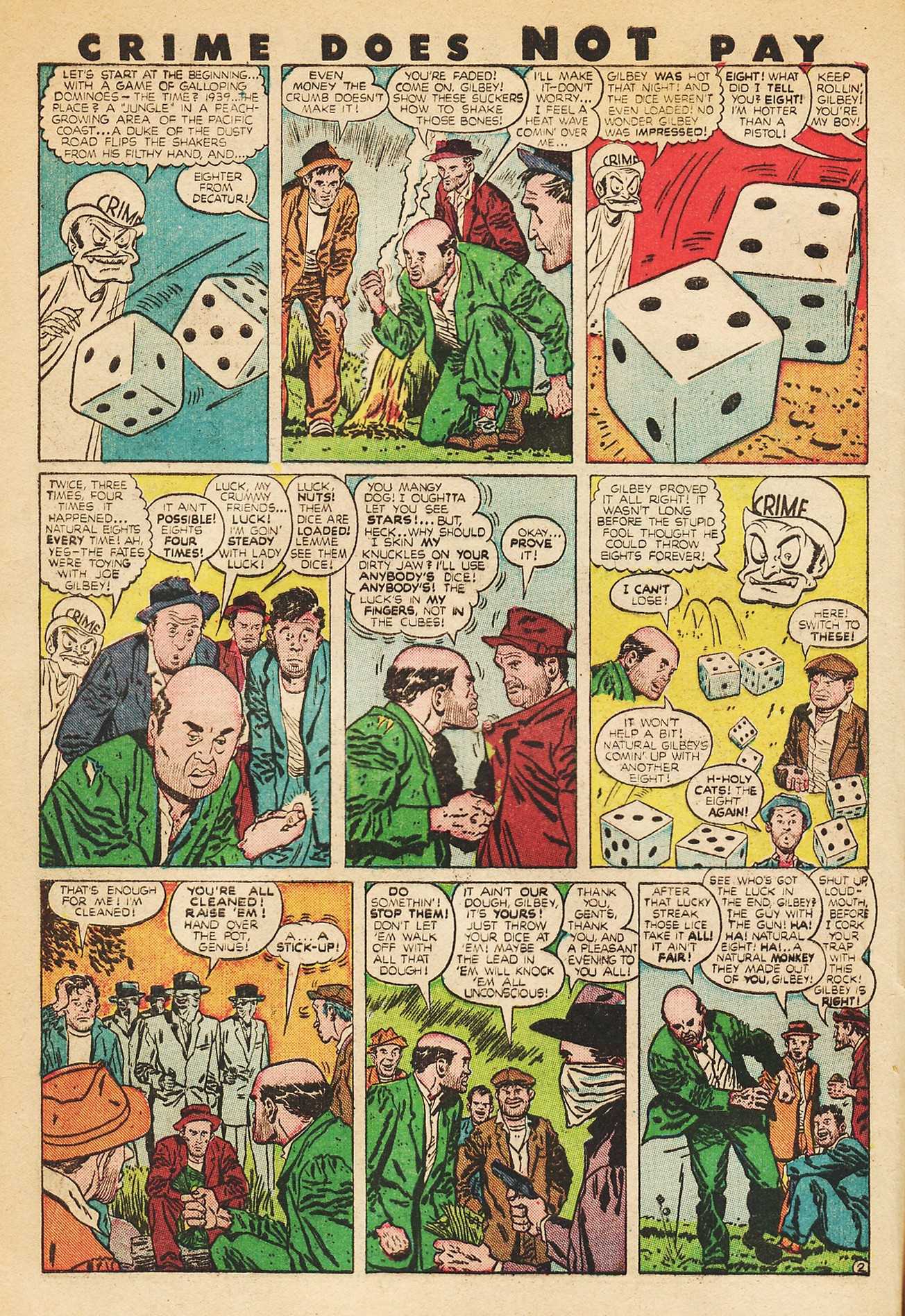 Crime Does Not Pay #82 (Lev Gleason), page 4. Public domain (US).