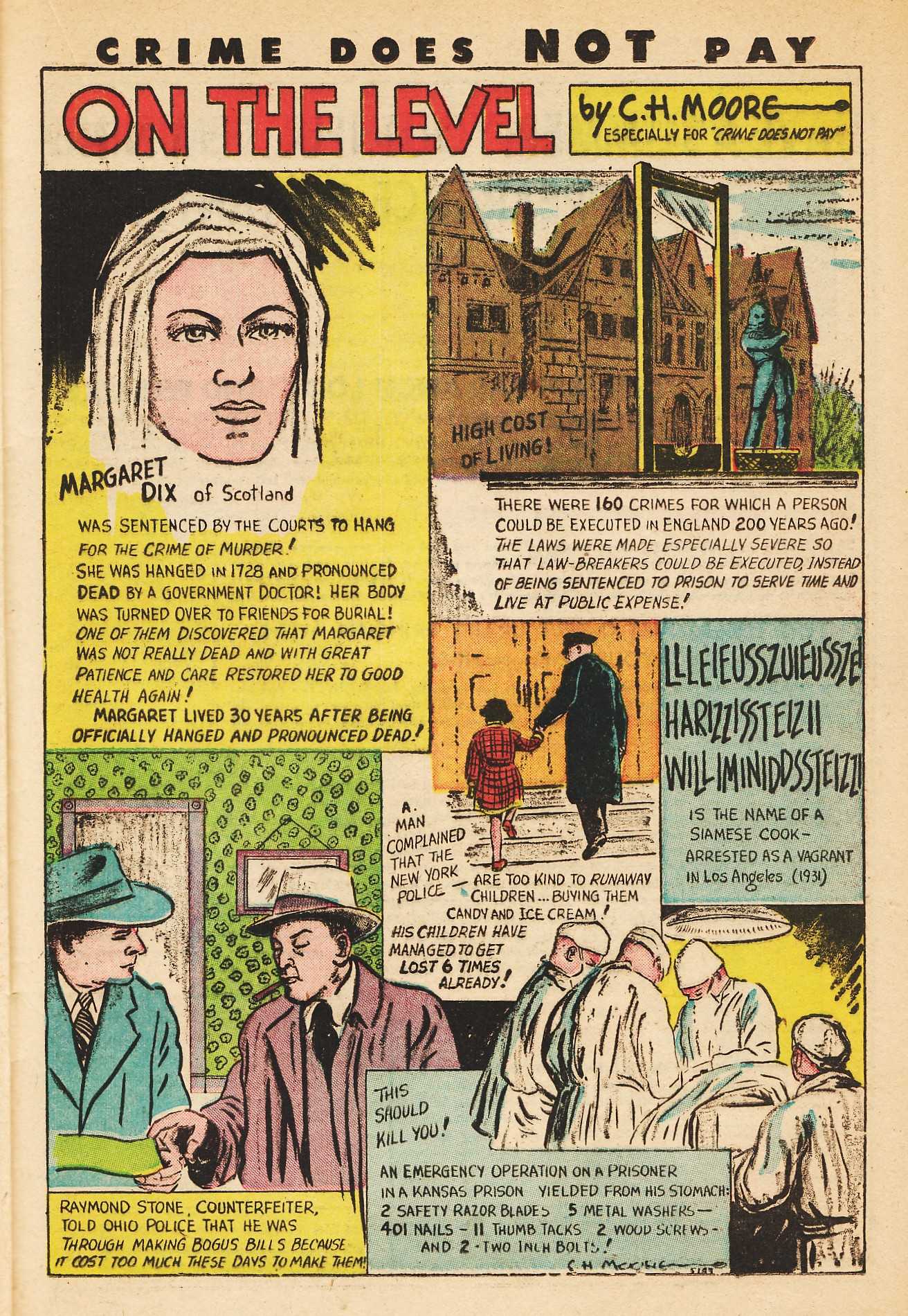 Crime Does Not Pay #82 (Lev Gleason), page 36. Public domain (US).