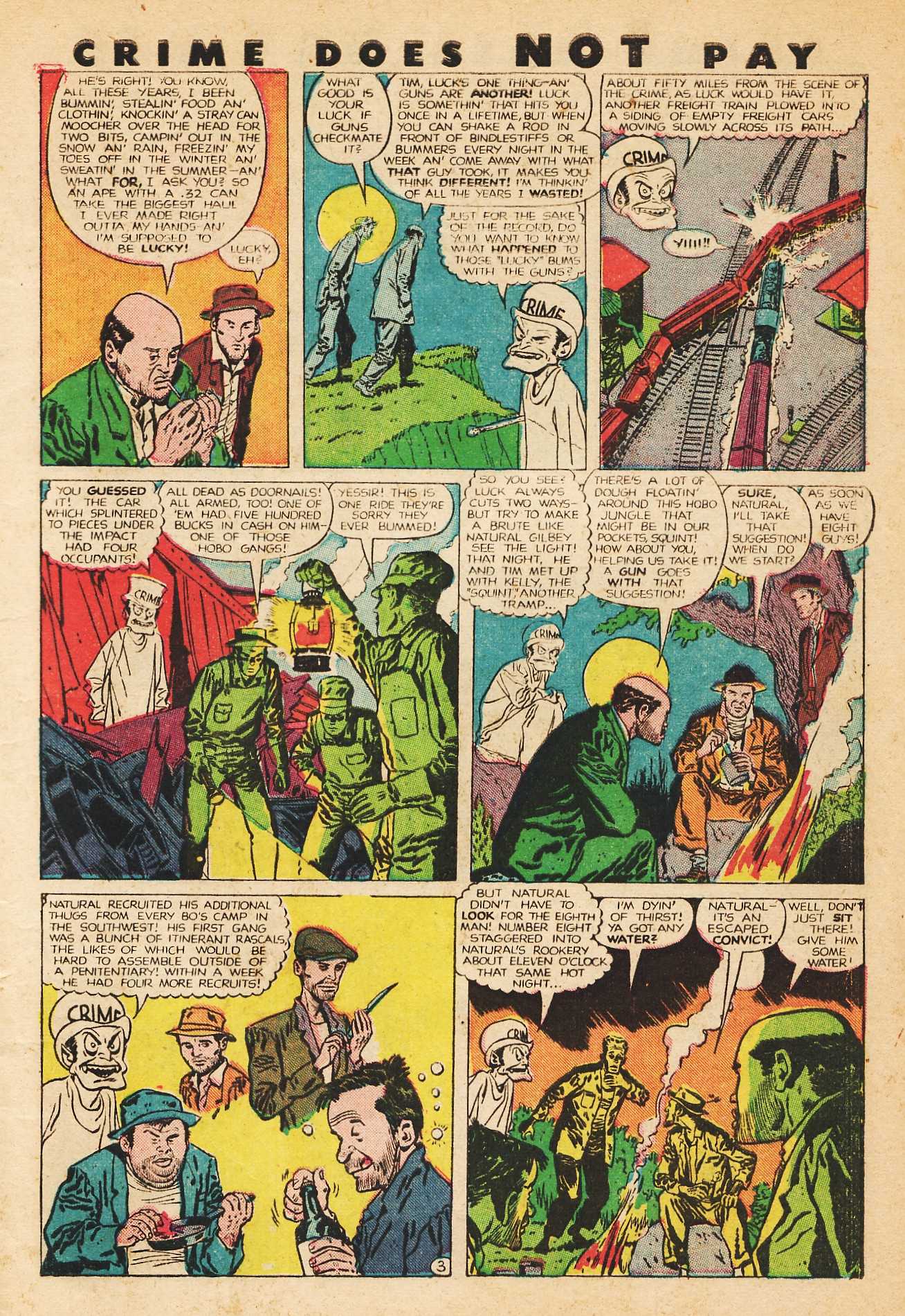 Crime Does Not Pay #82 (Lev Gleason), page 5. Public domain (US).