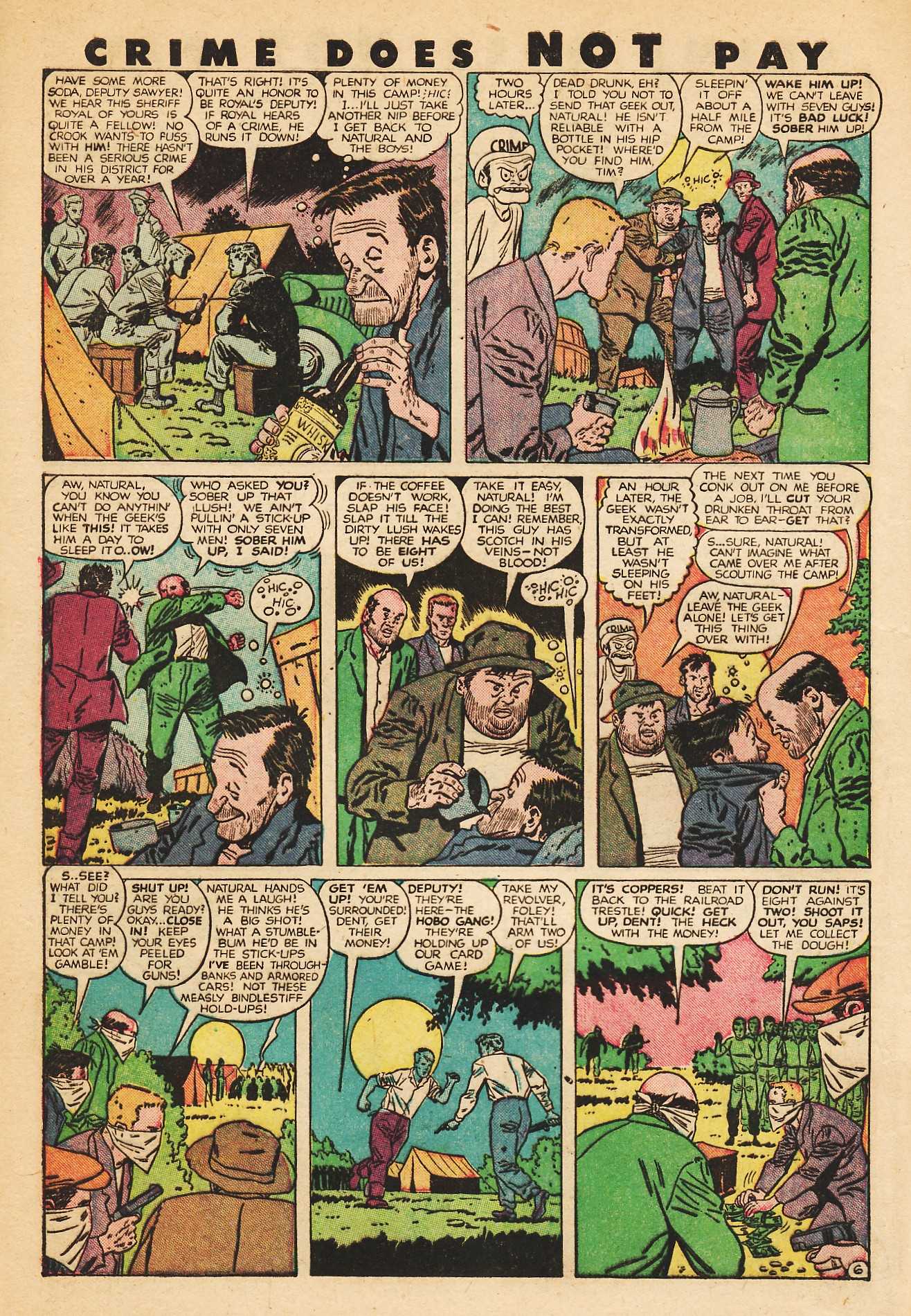 Crime Does Not Pay #82 (Lev Gleason), page 8. Public domain (US).