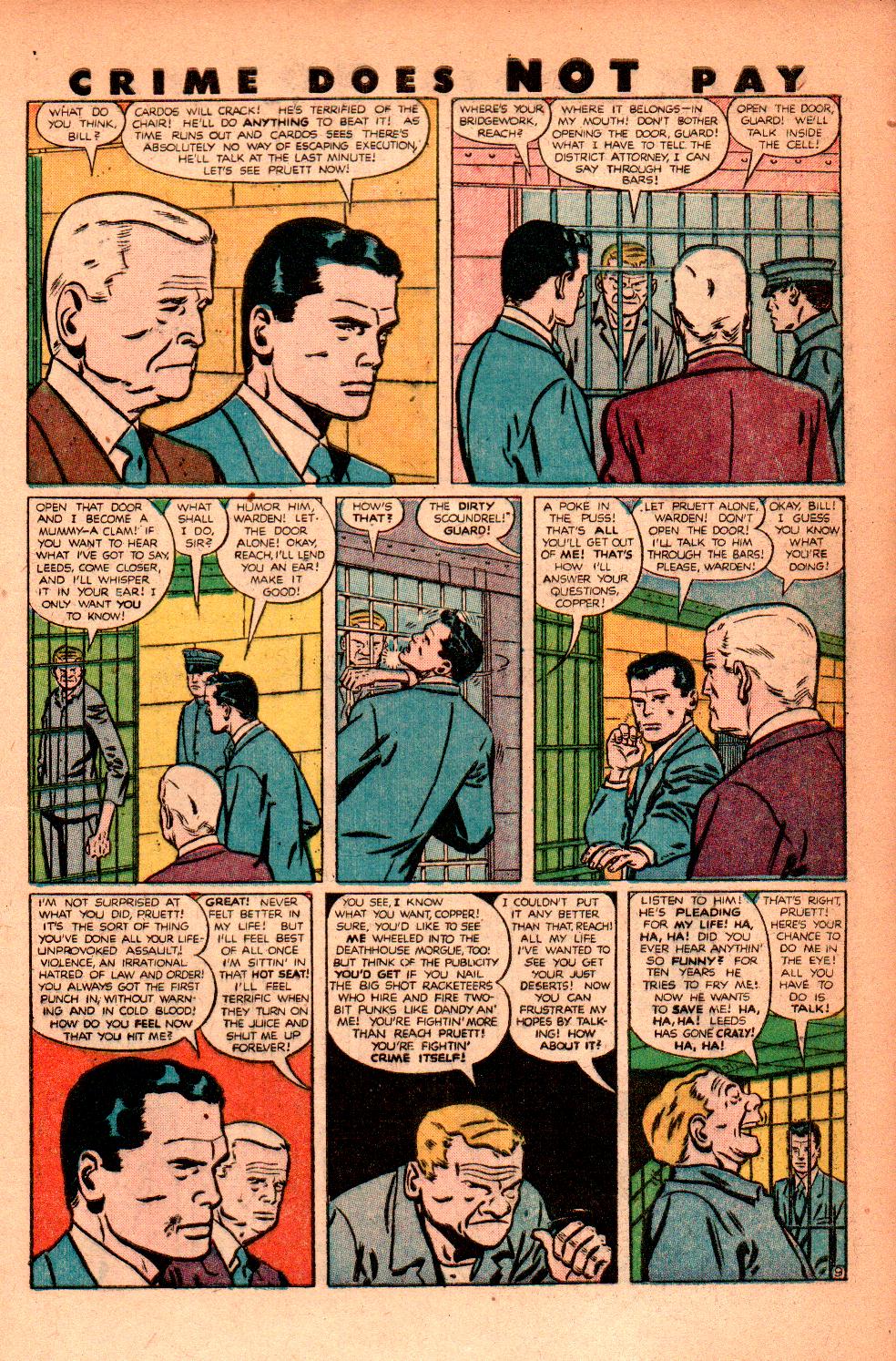 Crime Does Not Pay #84 (Lev Gleason), page 11. Public domain (US).