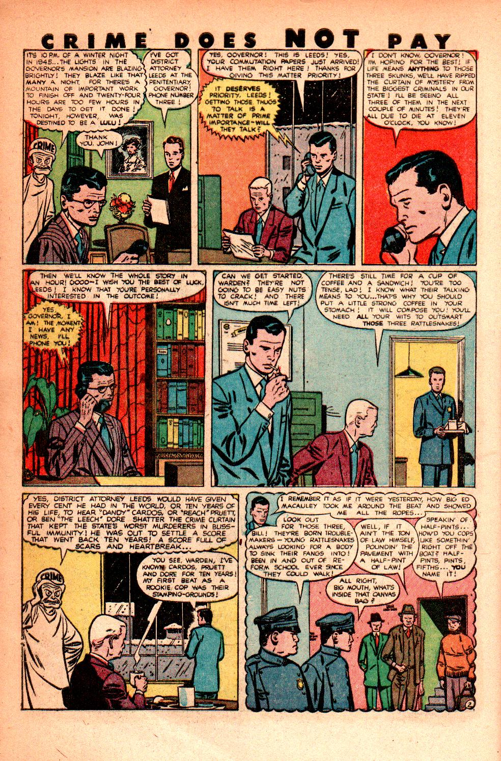 Crime Does Not Pay #84 (Lev Gleason), page 4. Public domain (US).