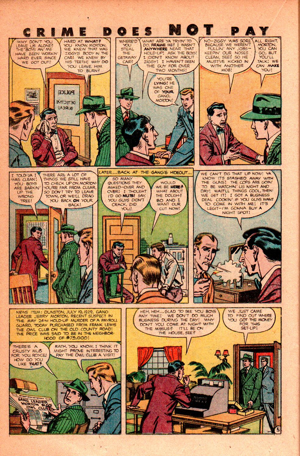 Crime Does Not Pay #84 (Lev Gleason), page 36. Public domain (US).
